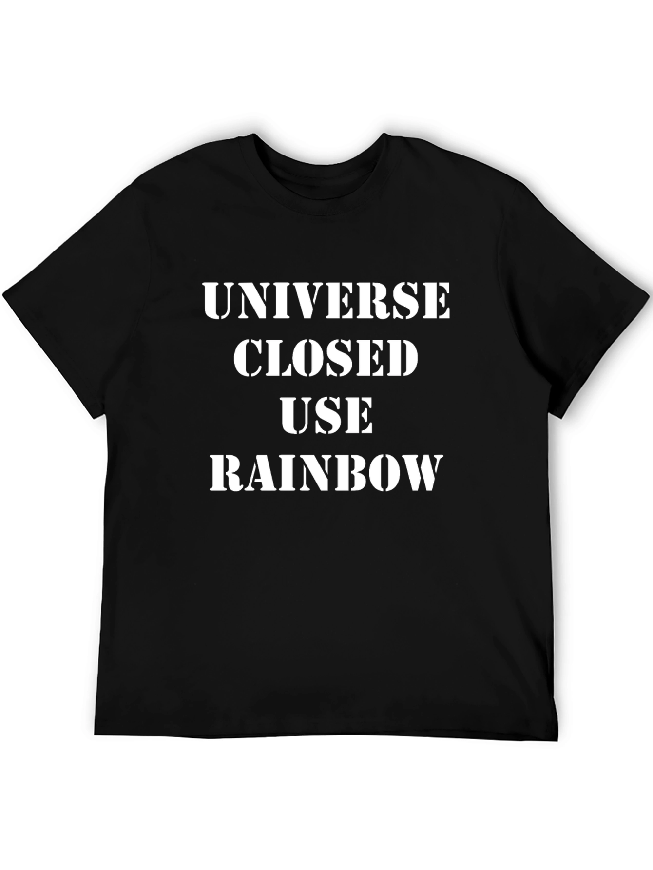 Universe Closed Rainbow T-Shirt