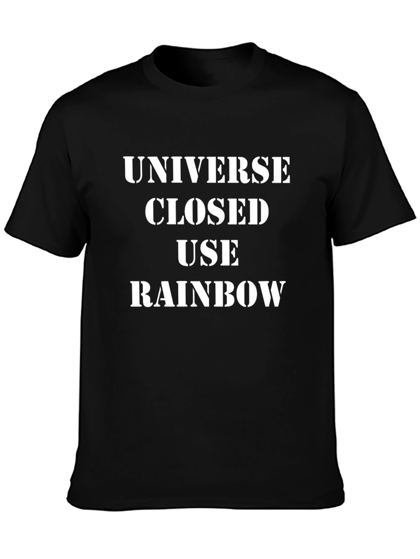 Universe Closed Rainbow T-Shirt