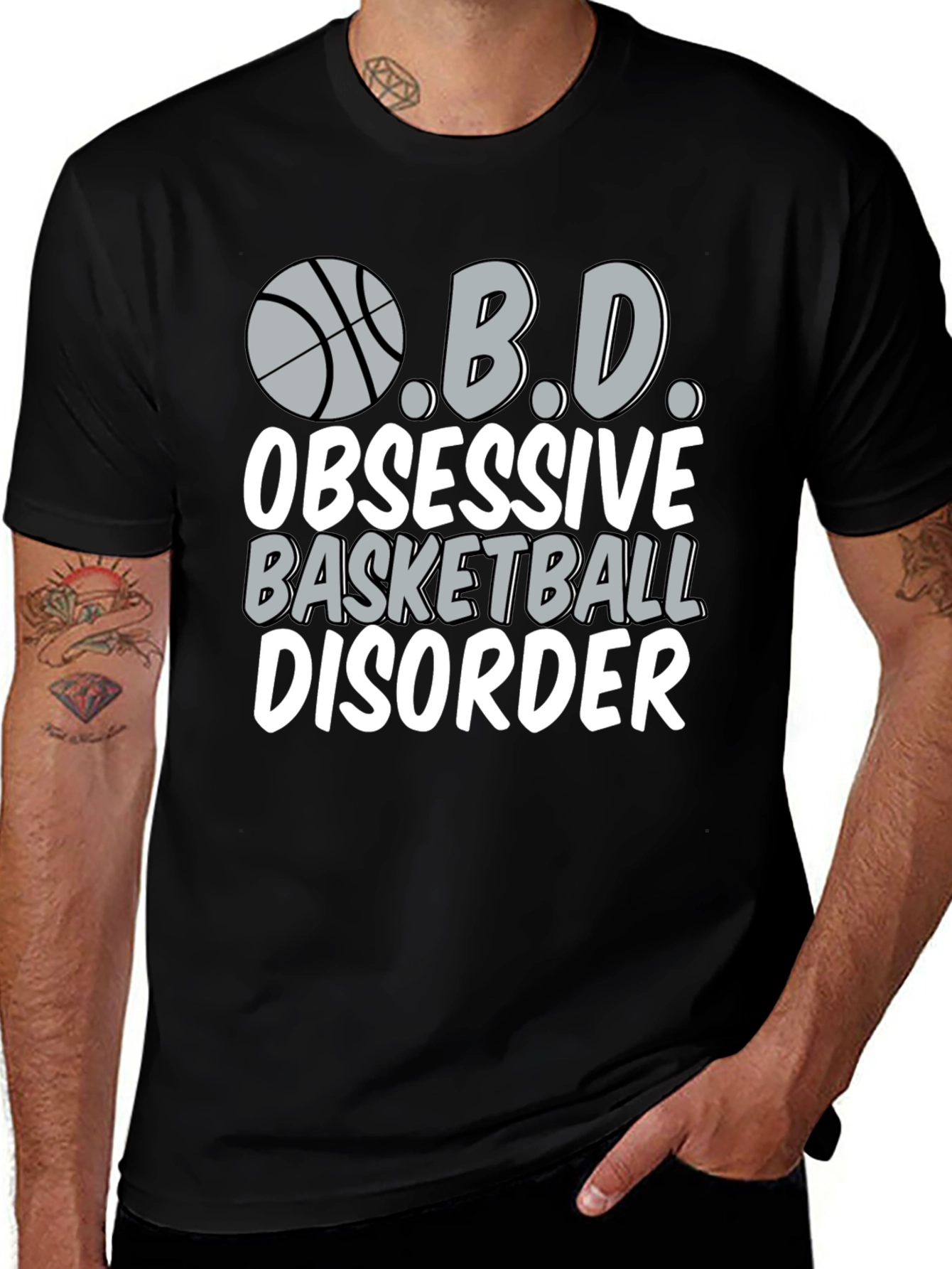 Obsessive Basketball Disorder Graphic Tee