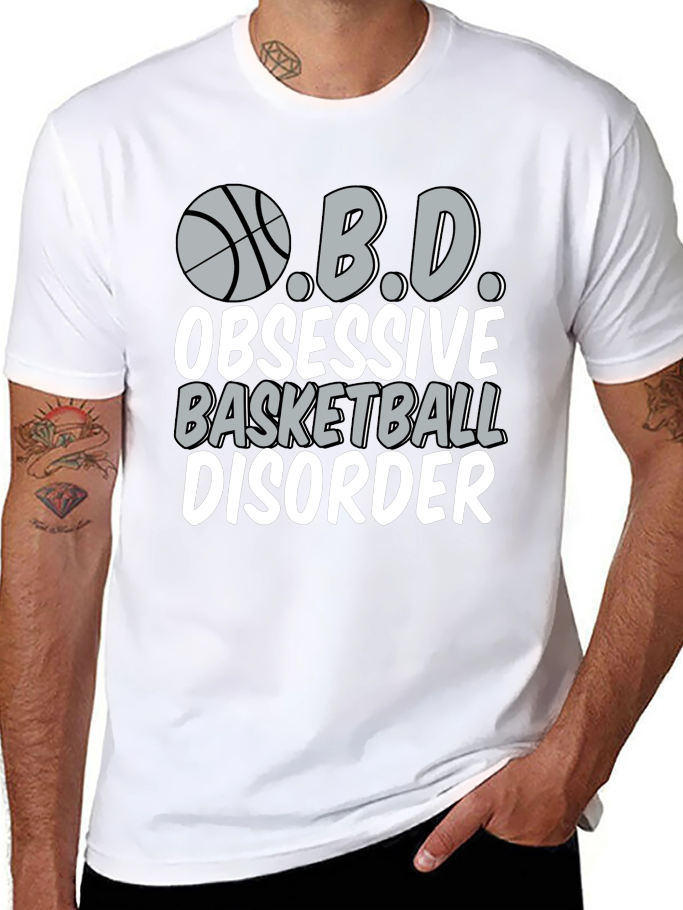 Obsessive Basketball Disorder Graphic Tee