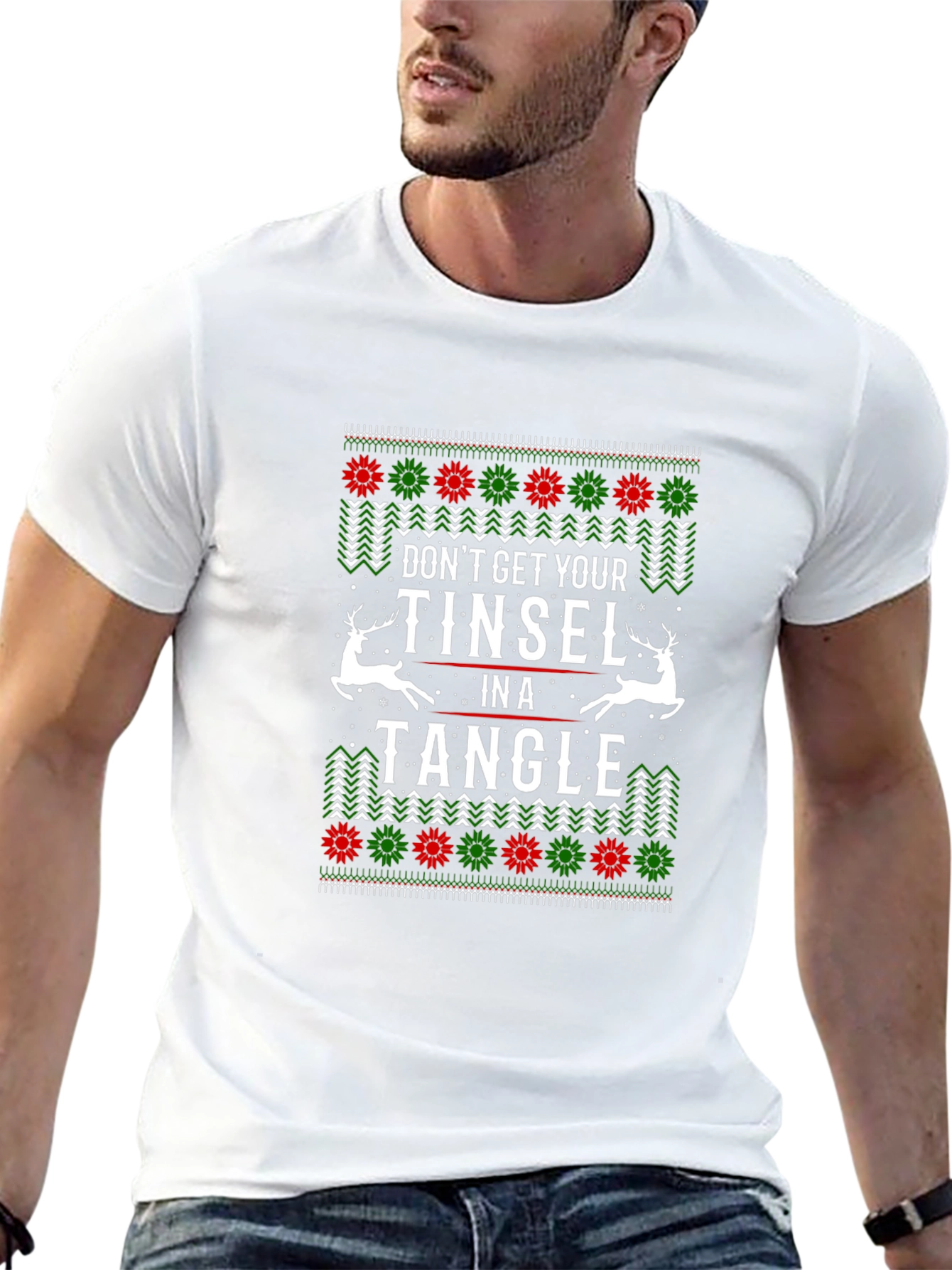 Tinsel Tangle Christmas Tee