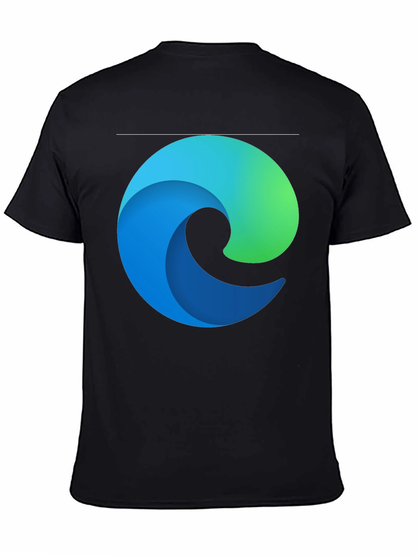 Edge Logo Black T-Shirt