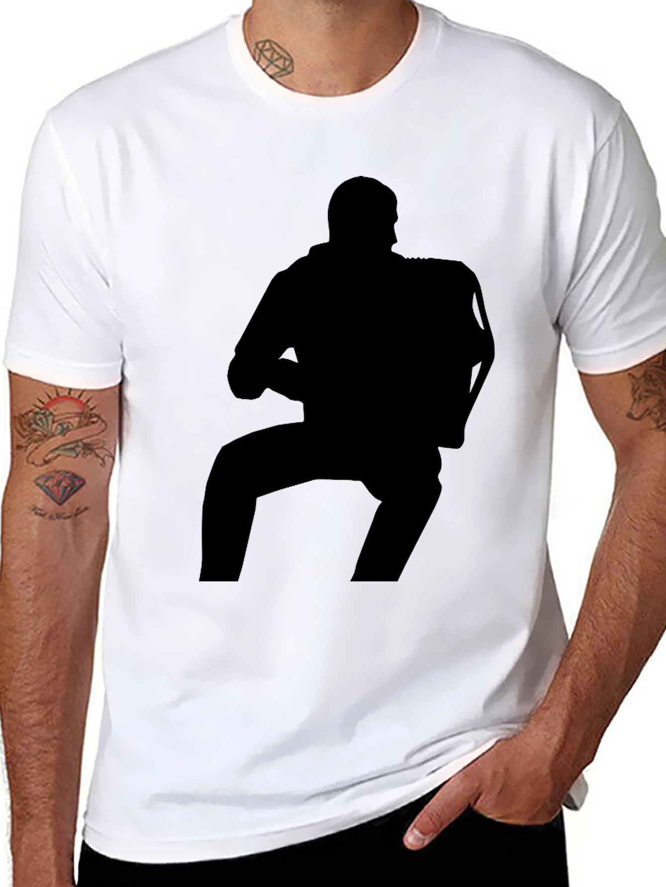 Silhouette Graphic Tee - Casual Style