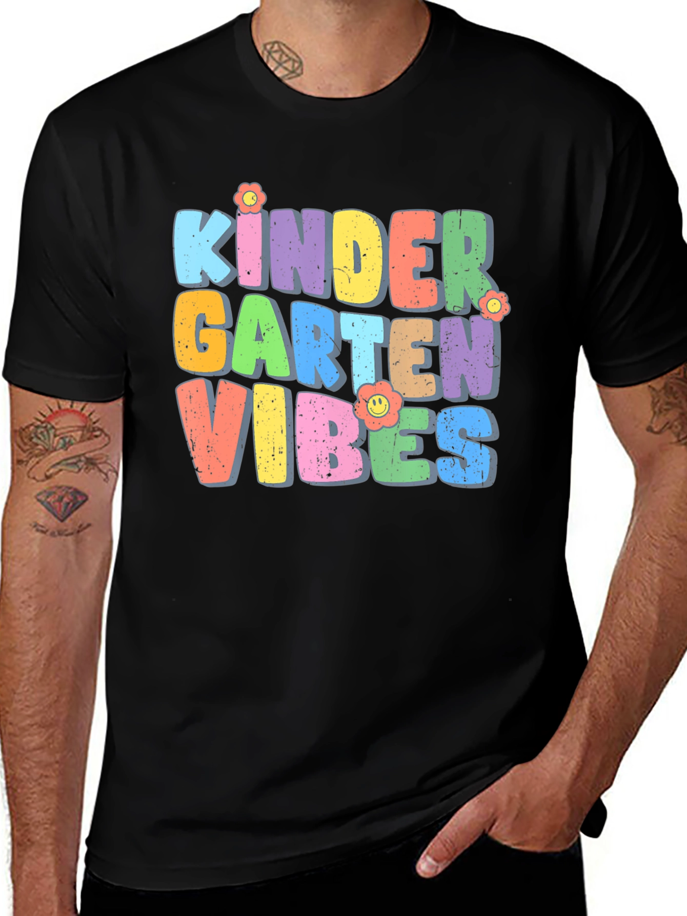 Kindergarten Vibes Graphic Tee - Back to School