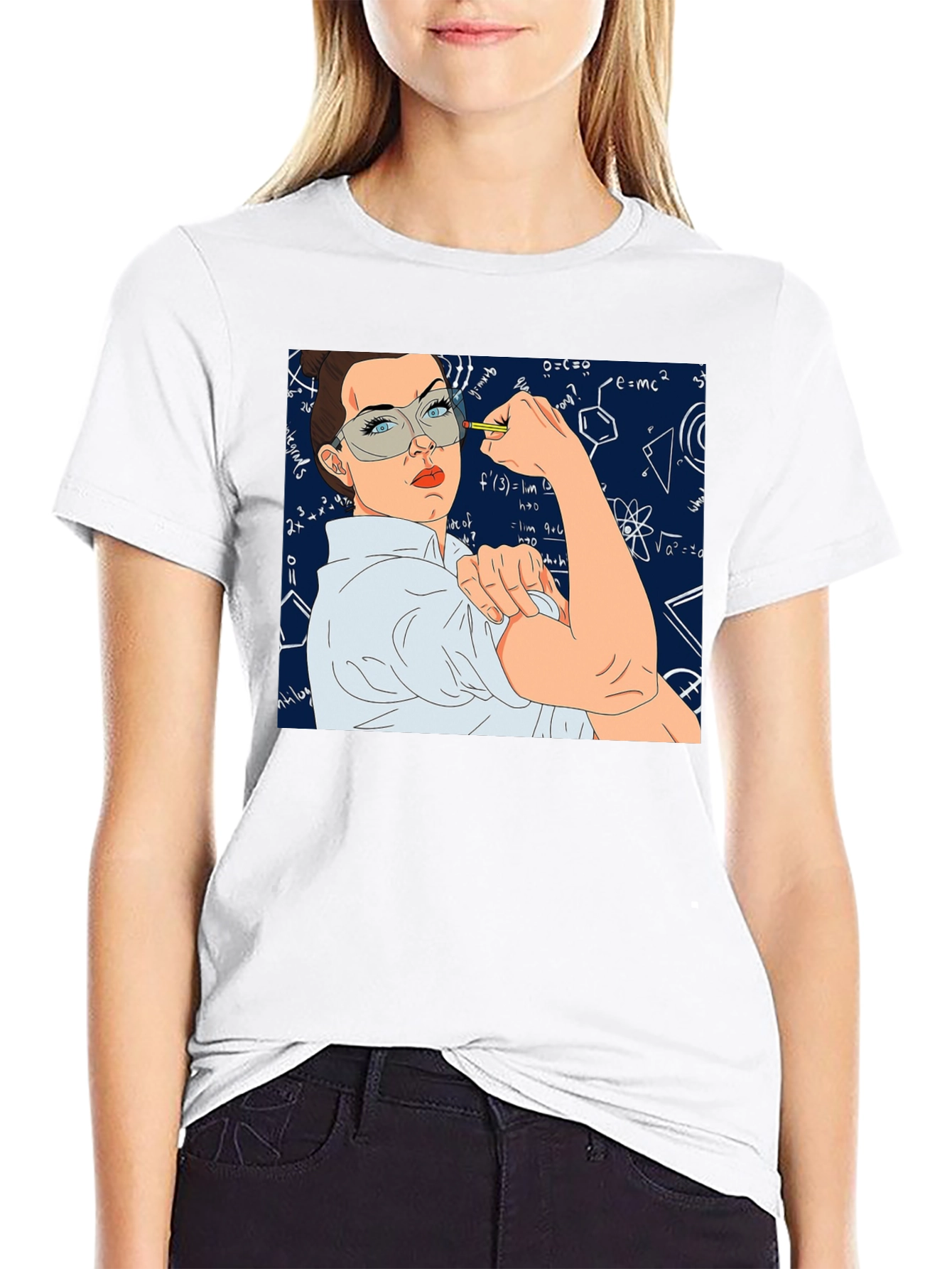 Science Strong Woman T-Shirt - Empowerment Tee