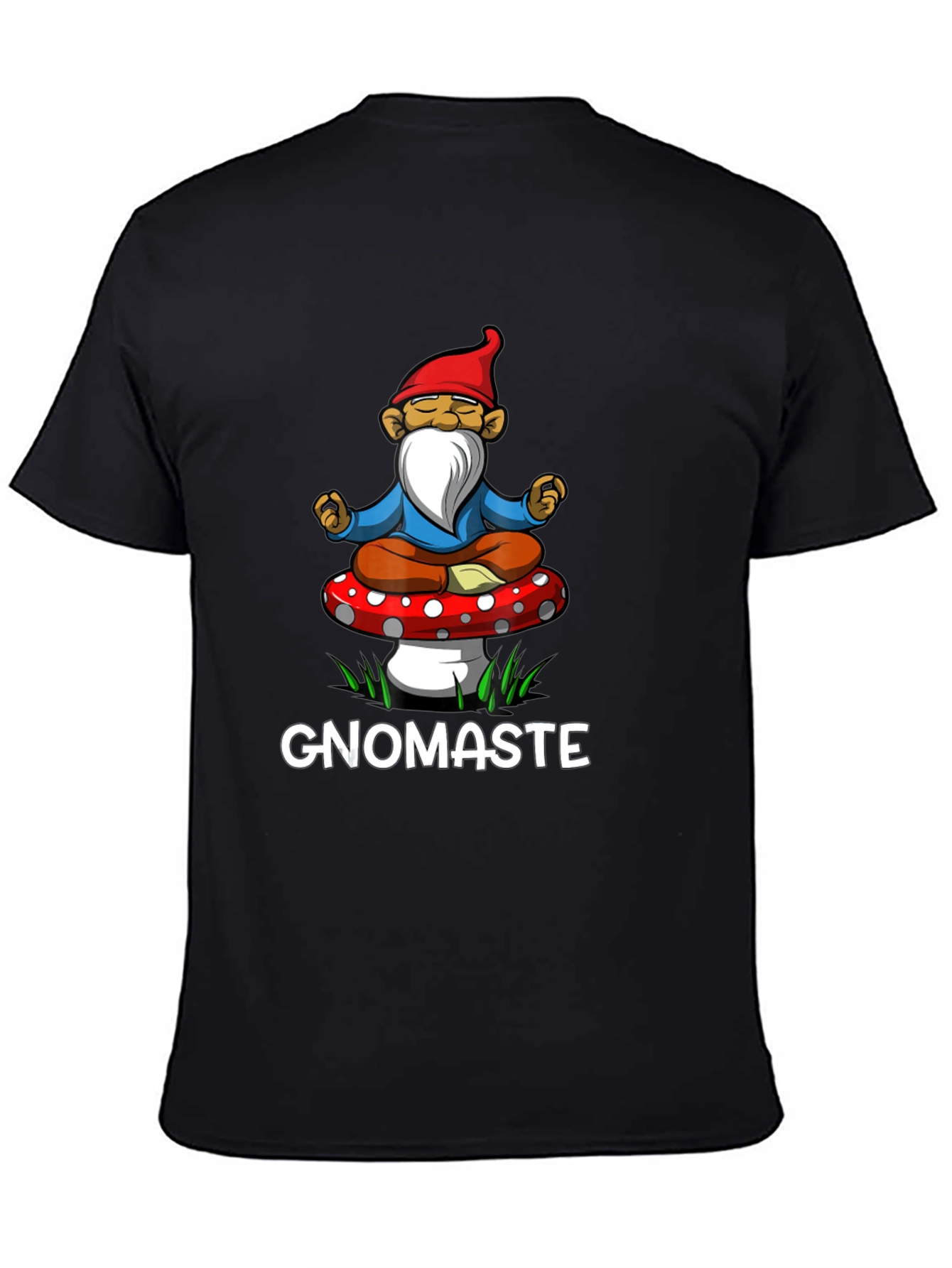 Gnomaste T-Shirt - Relaxed Gnome Meditation Tee