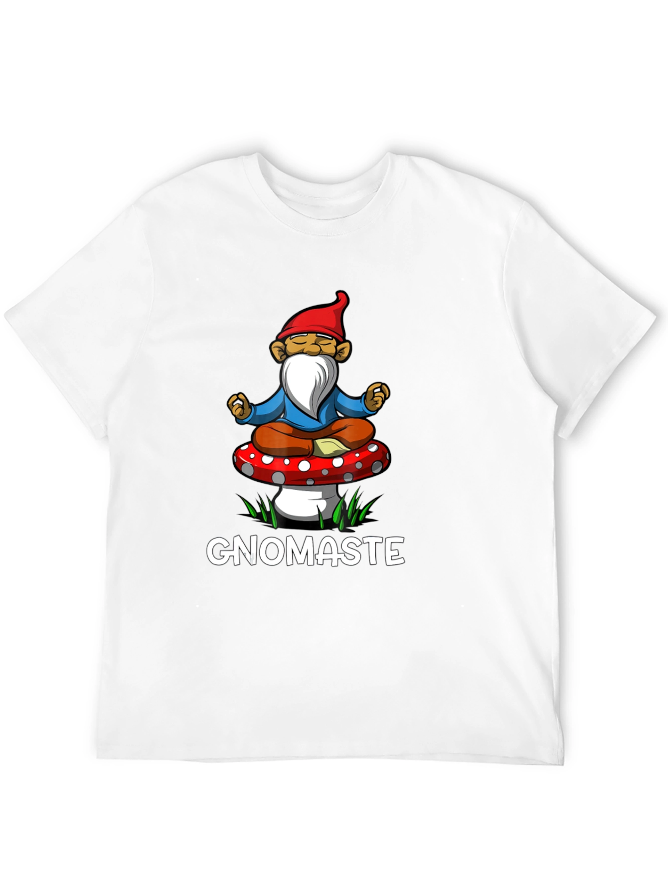 Gnomaste T-Shirt - Relaxed Gnome Meditation Tee