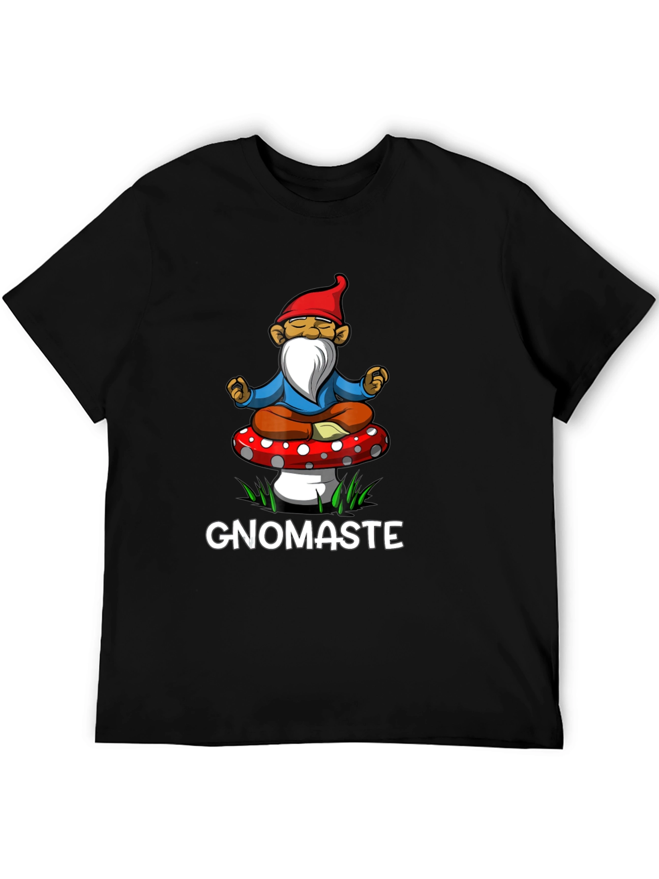 Gnomaste T-Shirt - Relaxed Gnome Meditation Tee