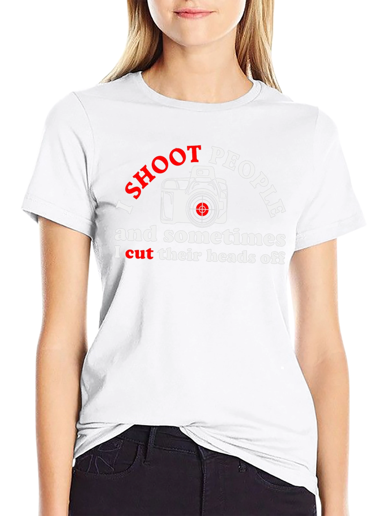 I Shoot People Funny Photographer T-Shirt