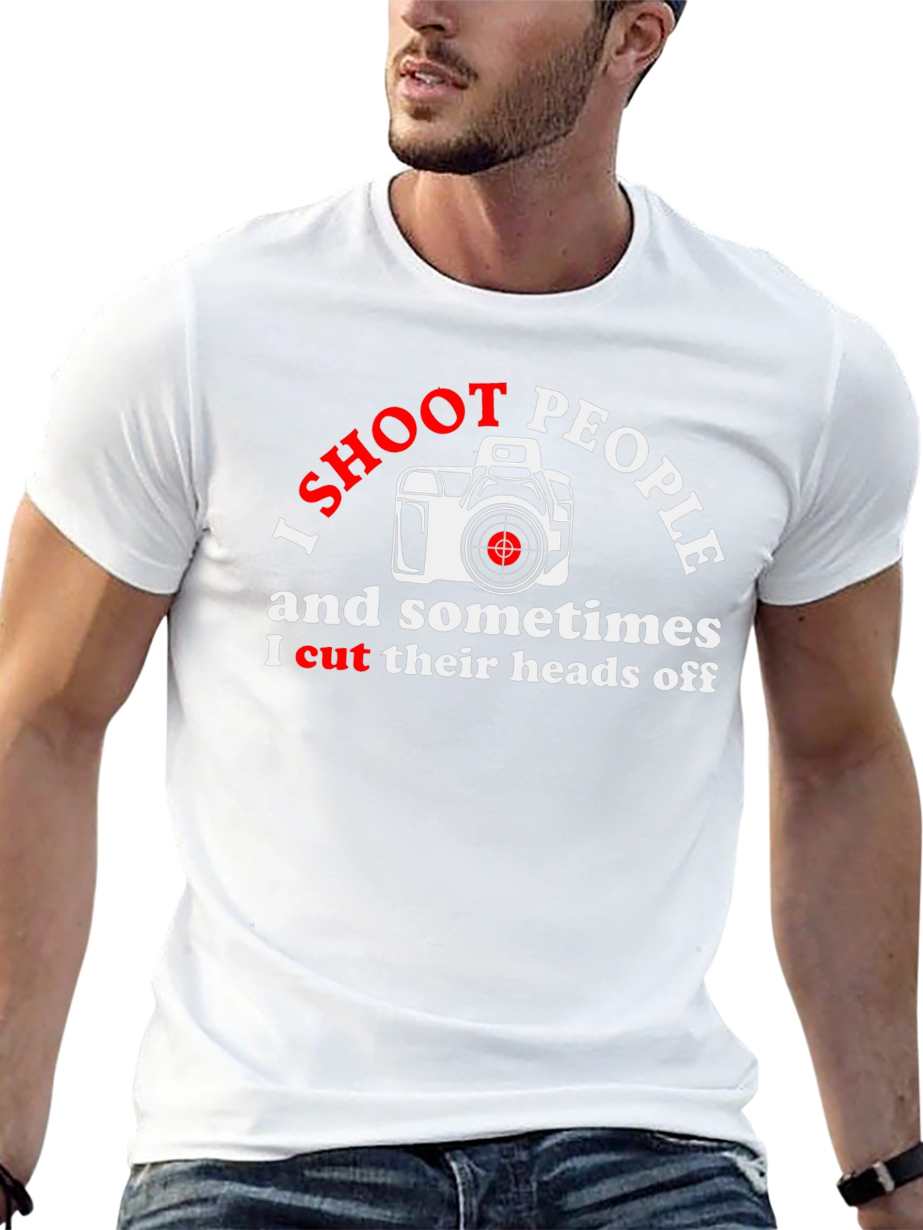 I Shoot People Funny Photographer T-Shirt