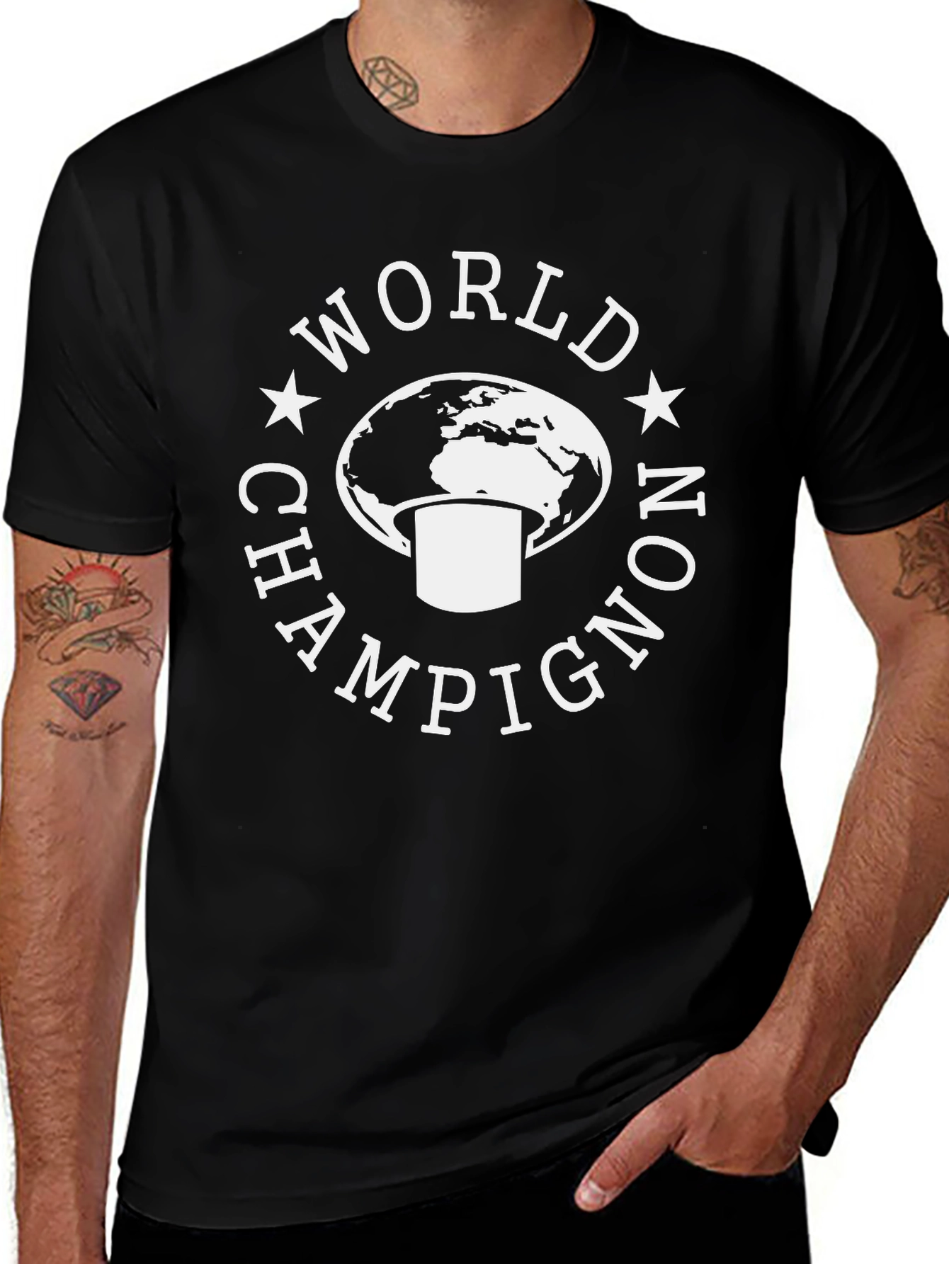 World Champignon T-Shirt - Funny Mushroom Design