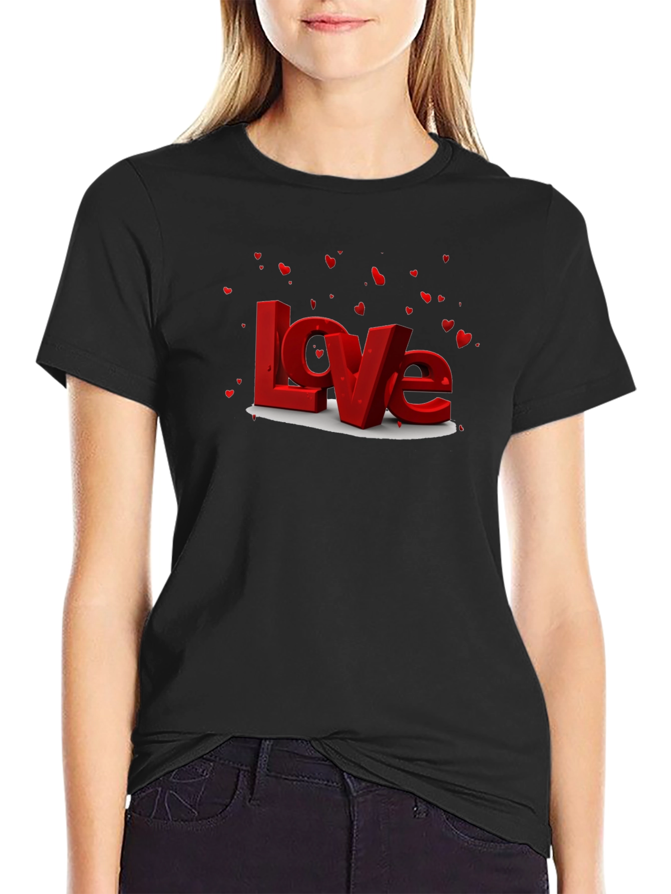 Love T-Shirt - Red Valentines Day Graphic Tee