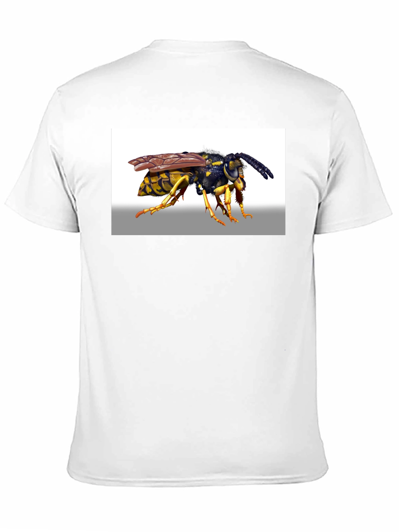Wasp Graphic Tee - Bold Black Cotton T-Shirt