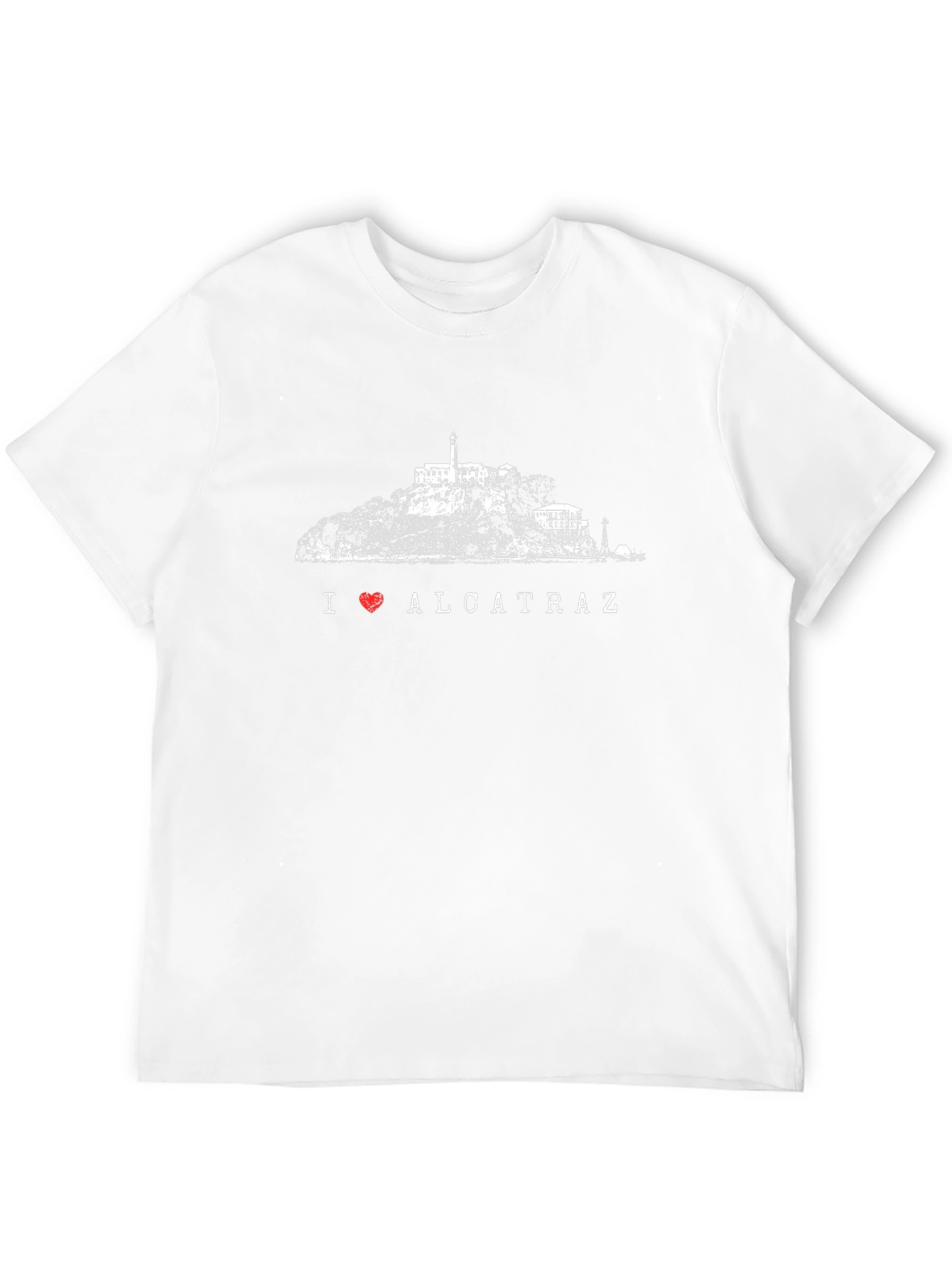 I Love Alcatraz Black T-Shirt