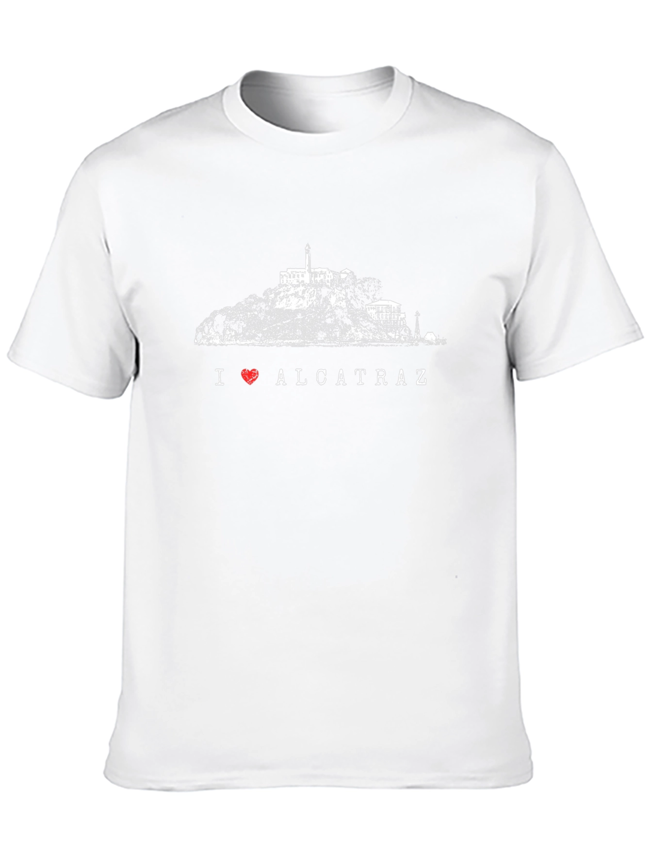 I Love Alcatraz Black T-Shirt