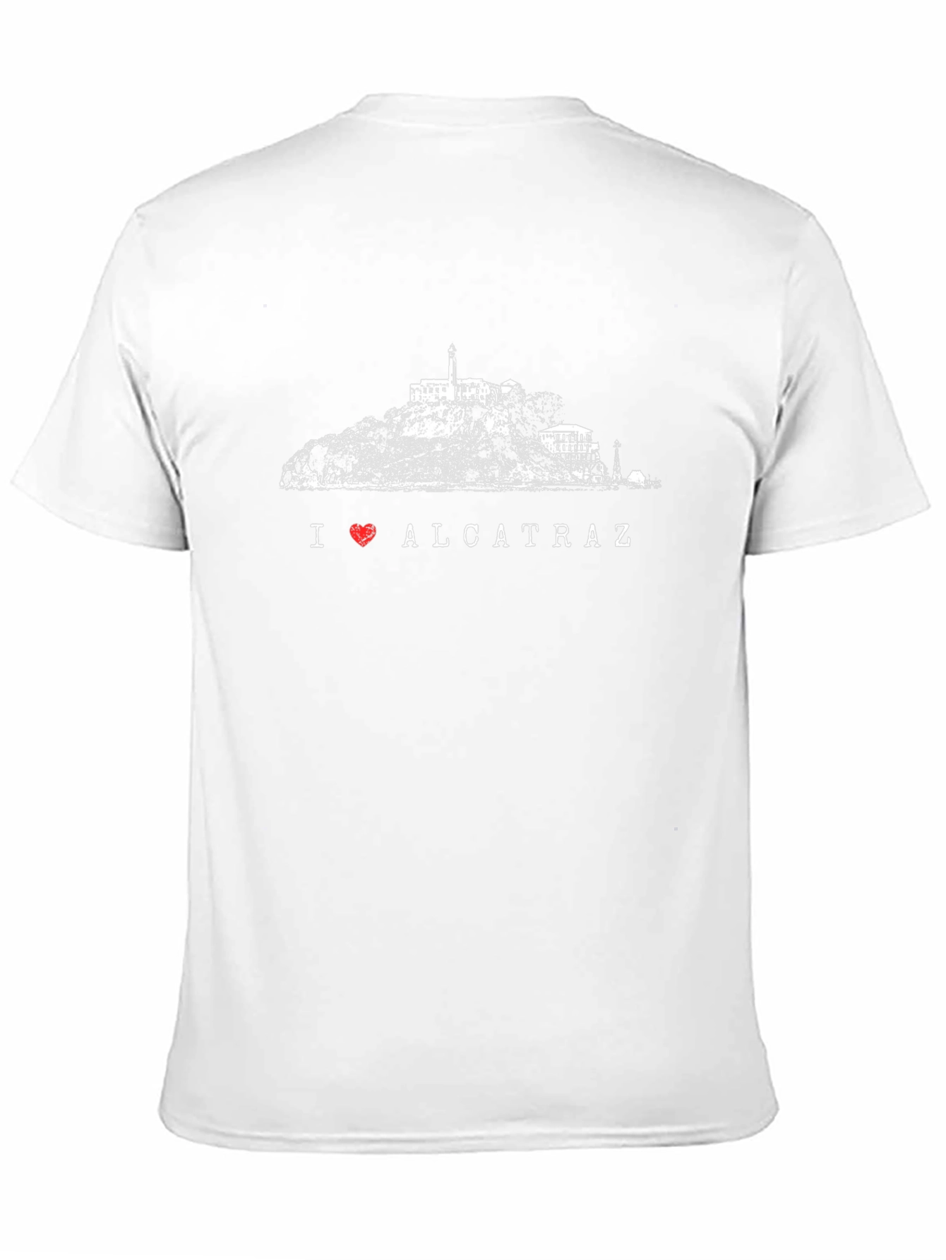 I Love Alcatraz Black T-Shirt