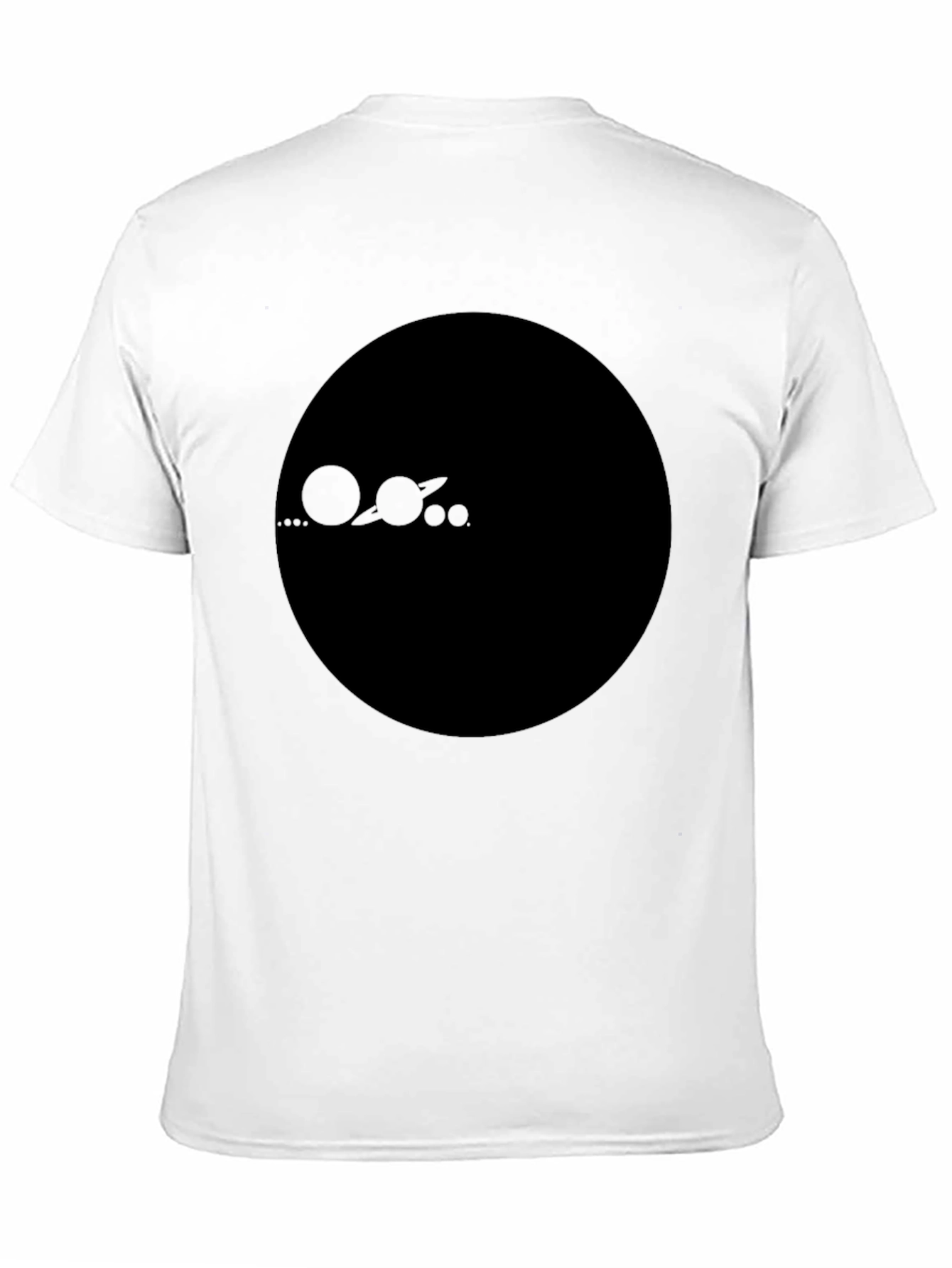 Solar System Graphic Black T-Shirt