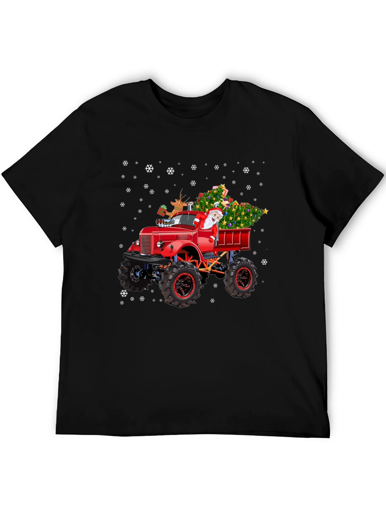 Christmas Monster Truck T-Shirt