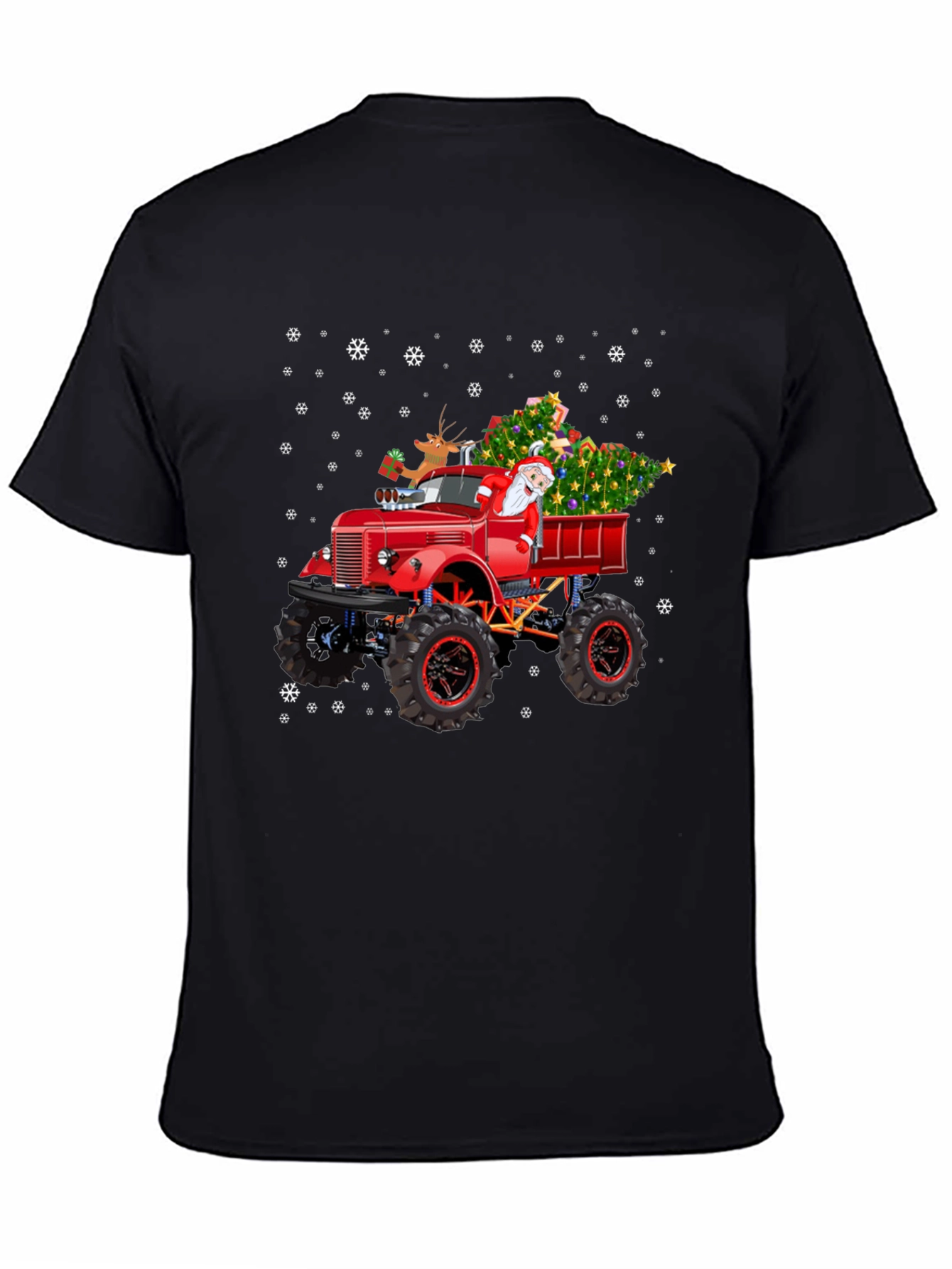 Christmas Monster Truck T-Shirt
