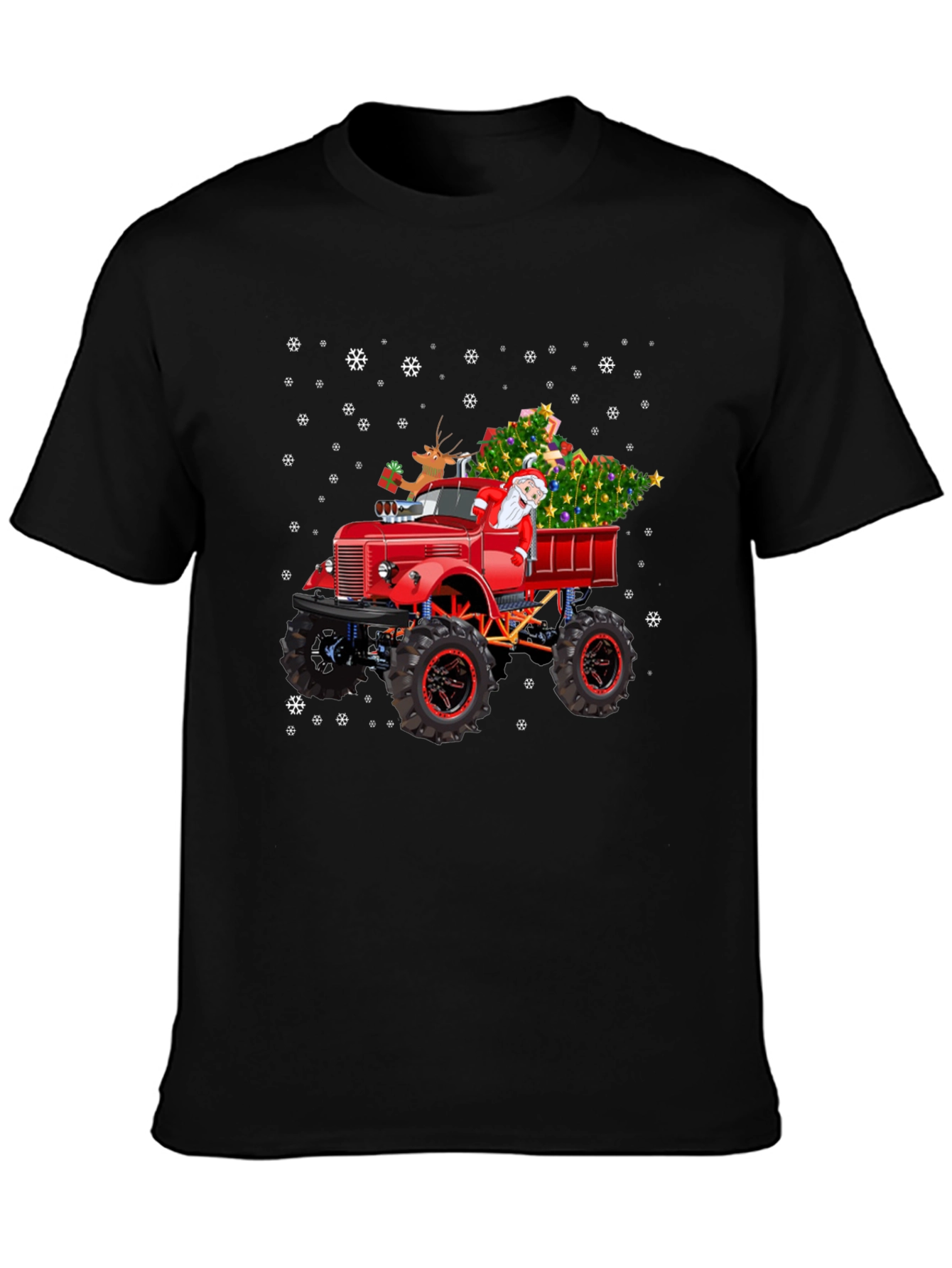 Christmas Monster Truck T-Shirt