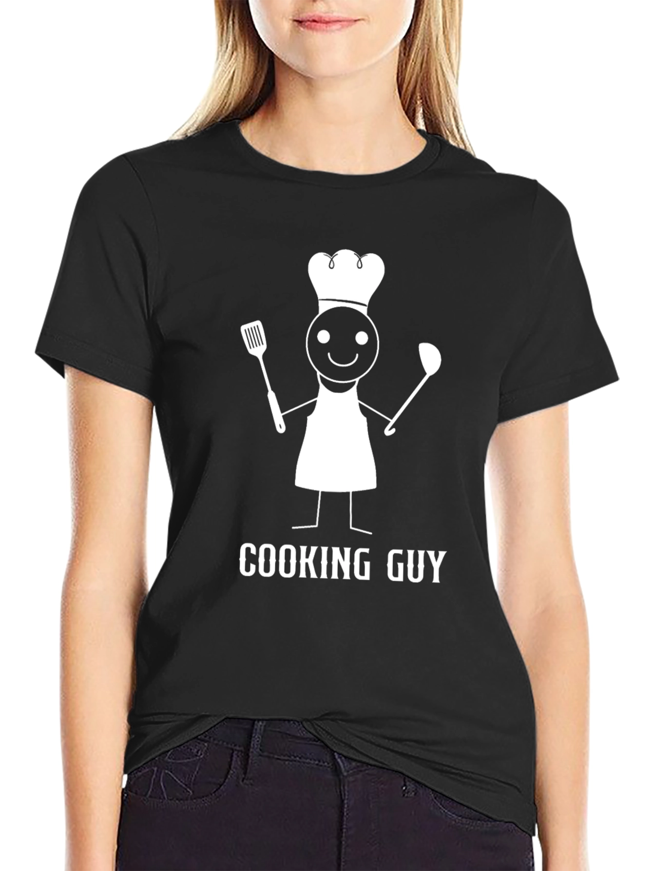 Cooking Guy Graphic T-Shirt Chef Design