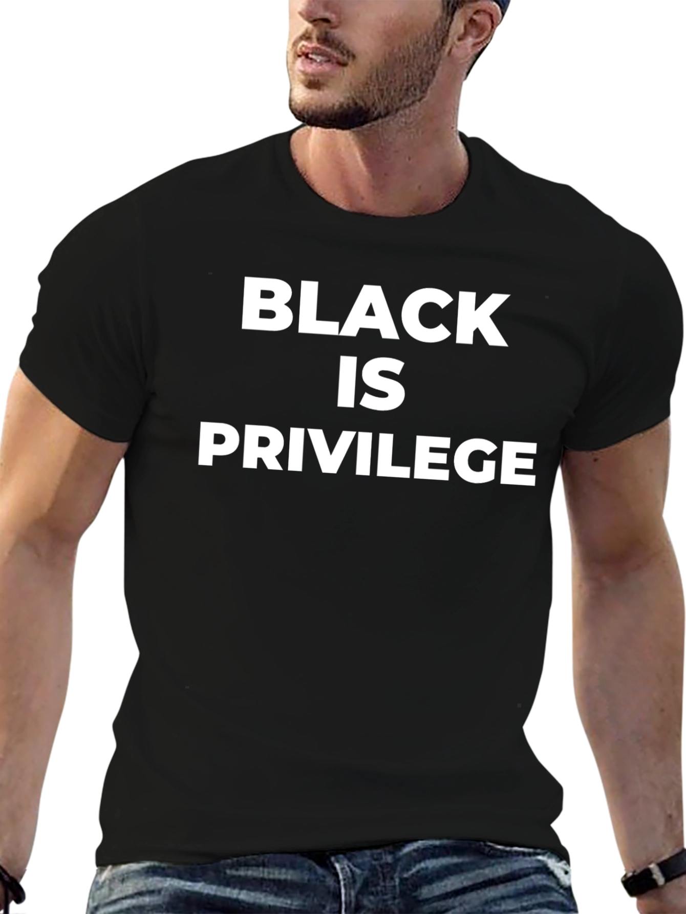 Black Is Privilege Statement T-Shirt