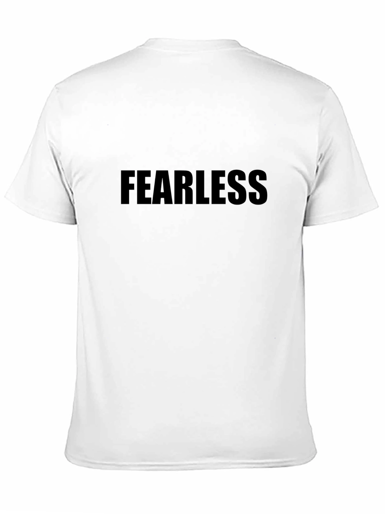 Fearless Black Graphic Tee - Mens Short Sleeve
