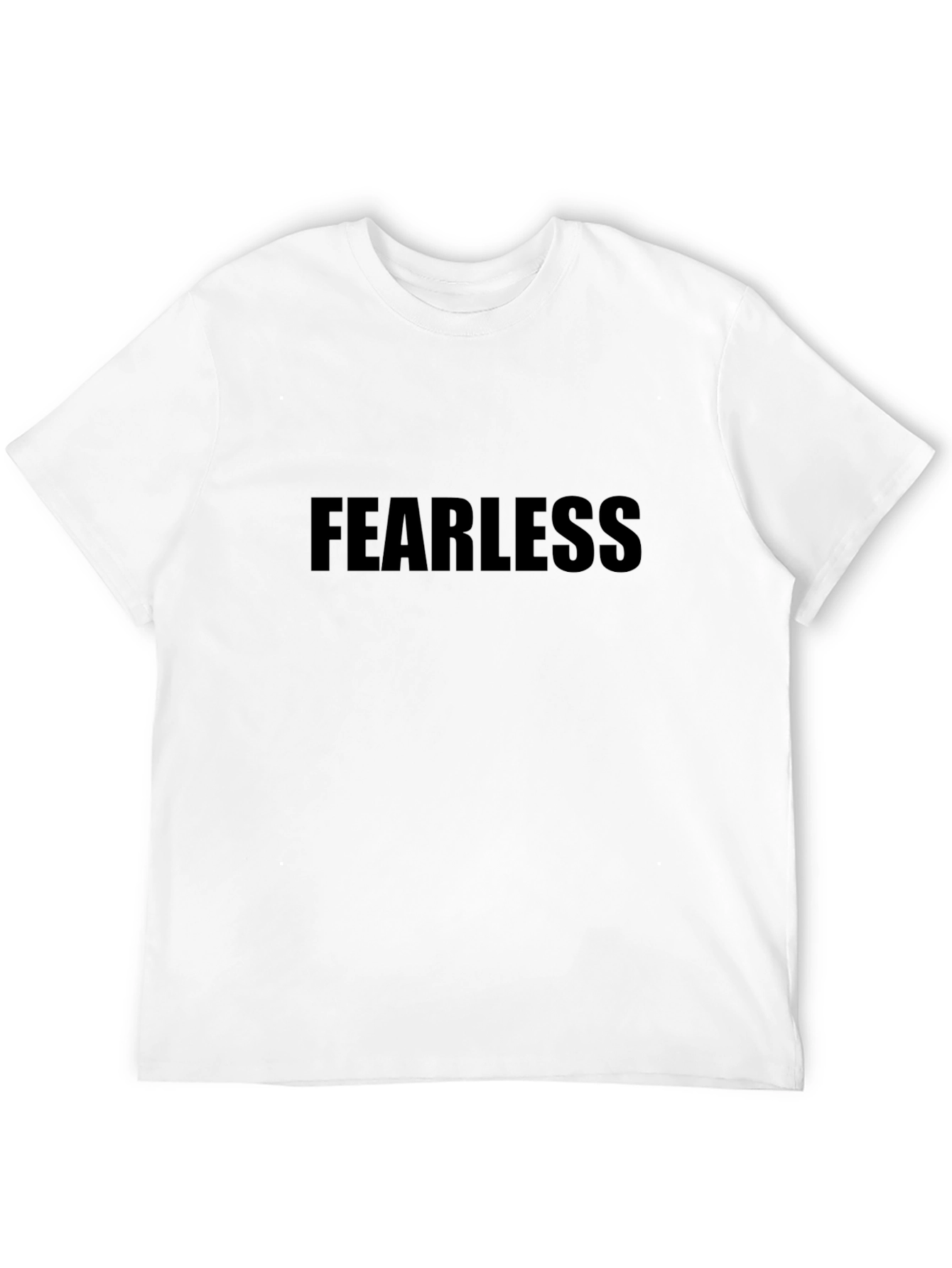 Fearless Black Graphic Tee - Mens Short Sleeve