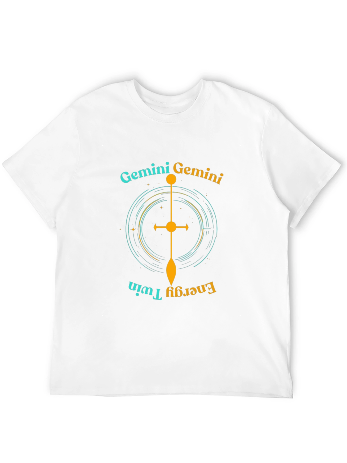 Gemini Energy Twin Black T-Shirt