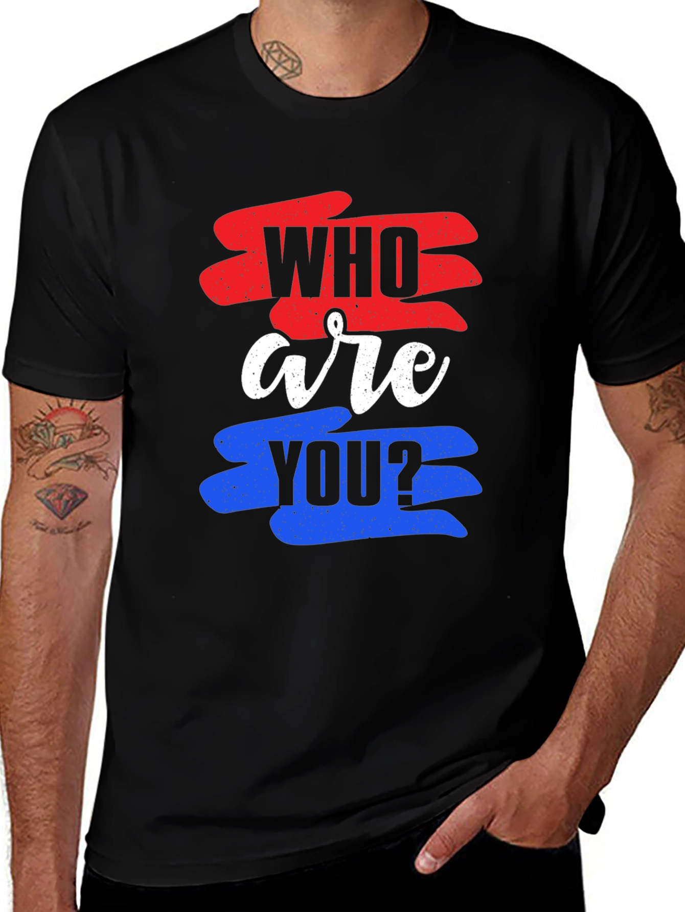 Who Are You Graphic Tee