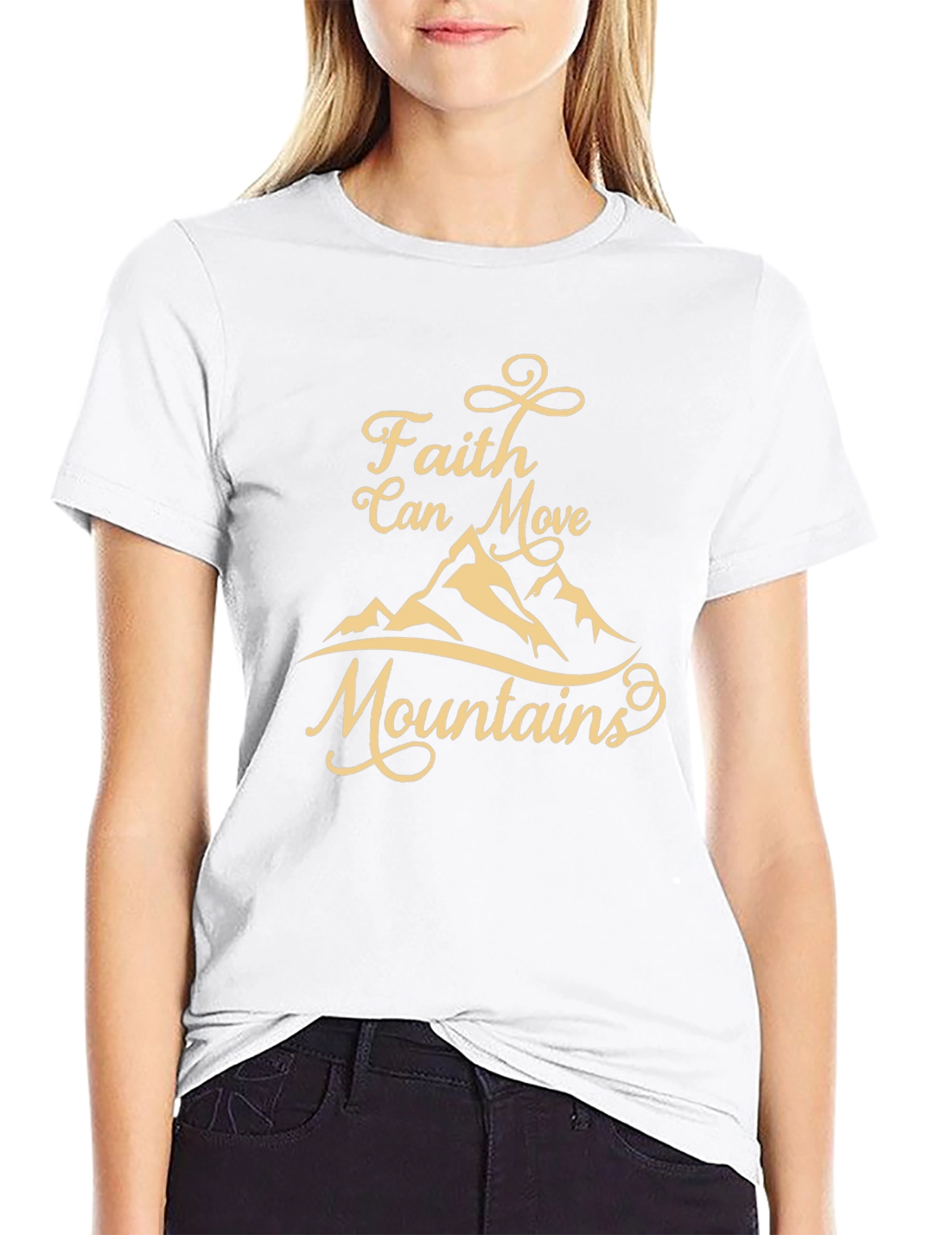 Faith Can Move Mountains Graphic T-Shirt
