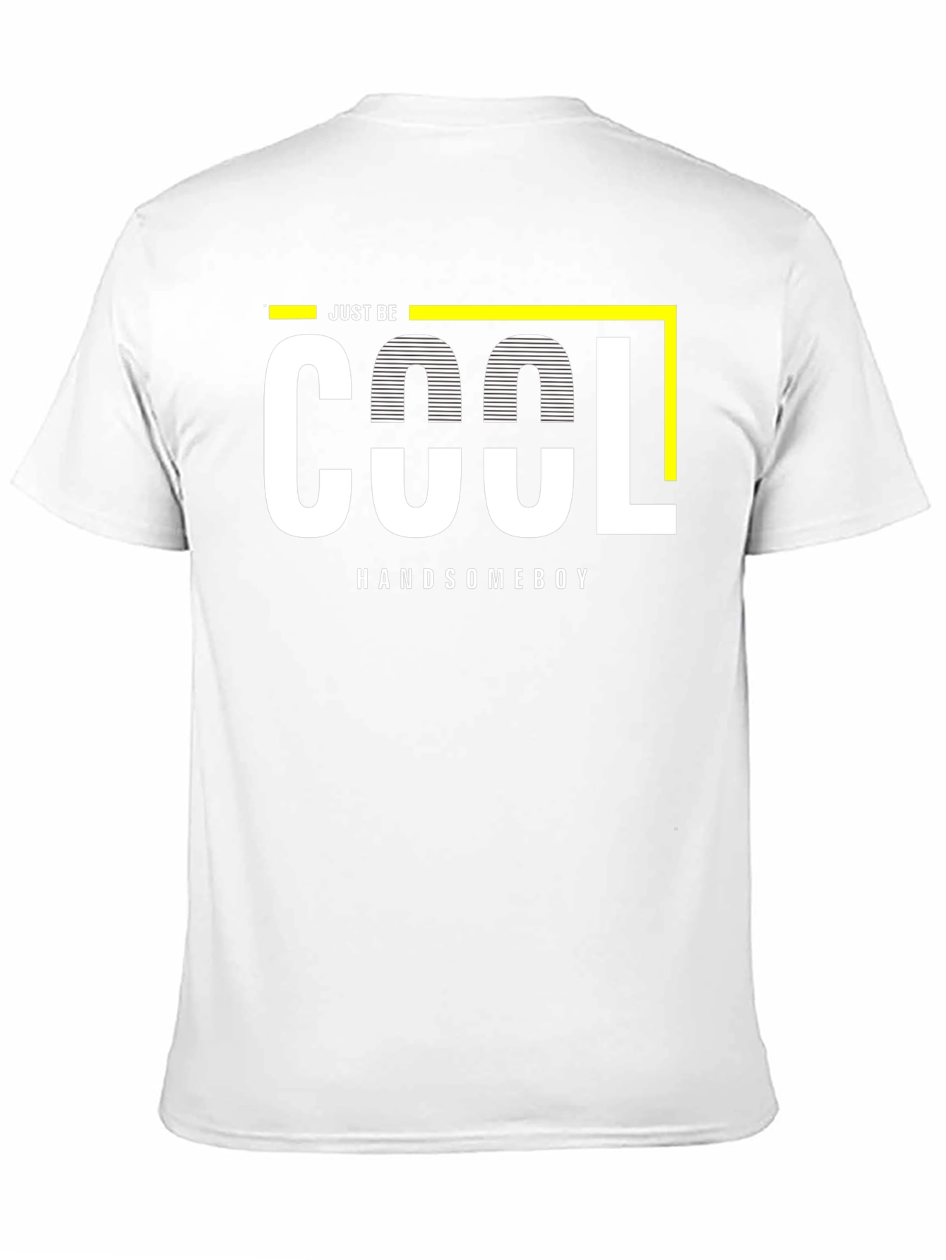 Just Be Cool Handsome Boy Black T-Shirt