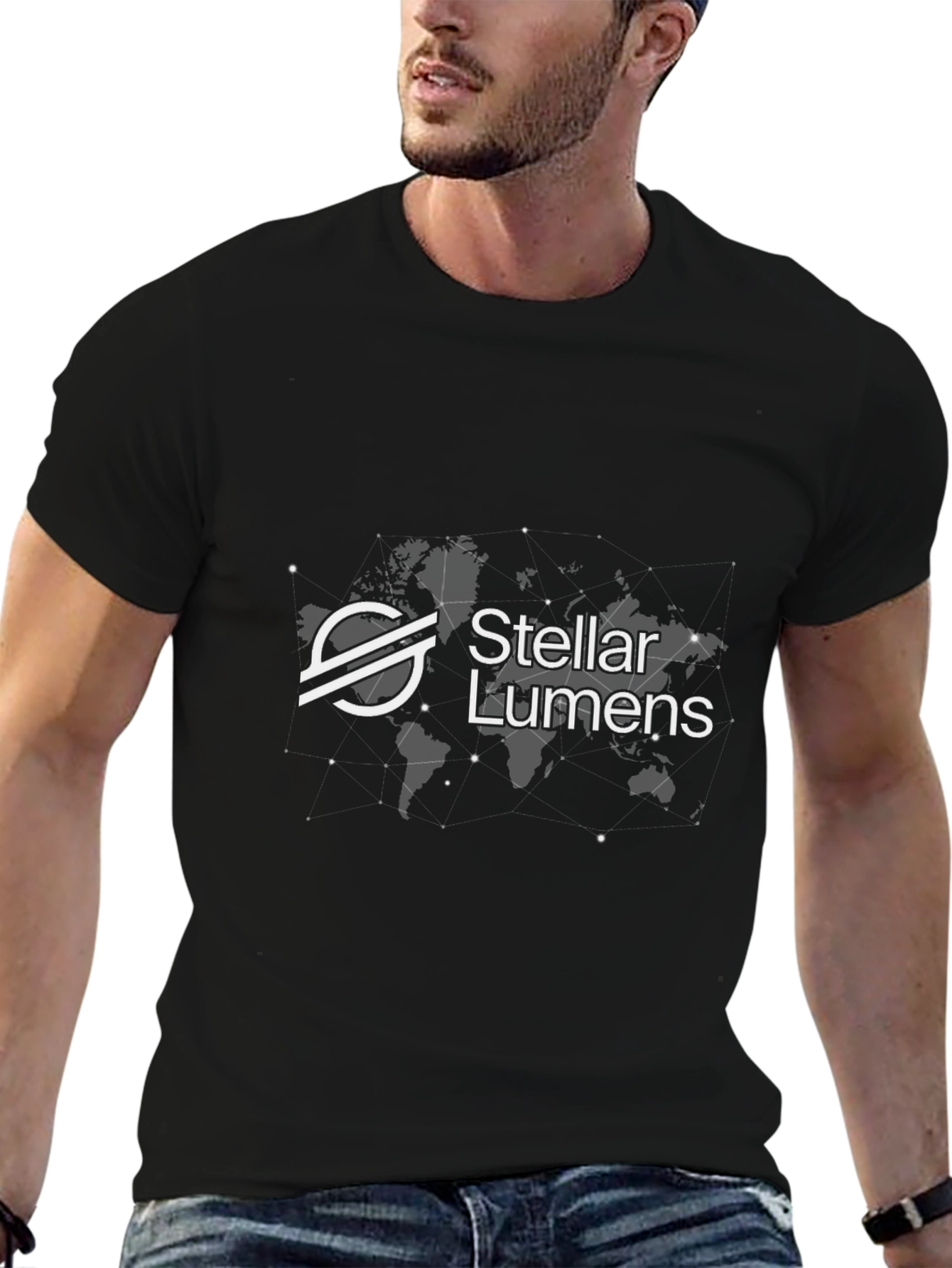 Stellar Lumens Graphic T-Shirt - Crypto Currency Design