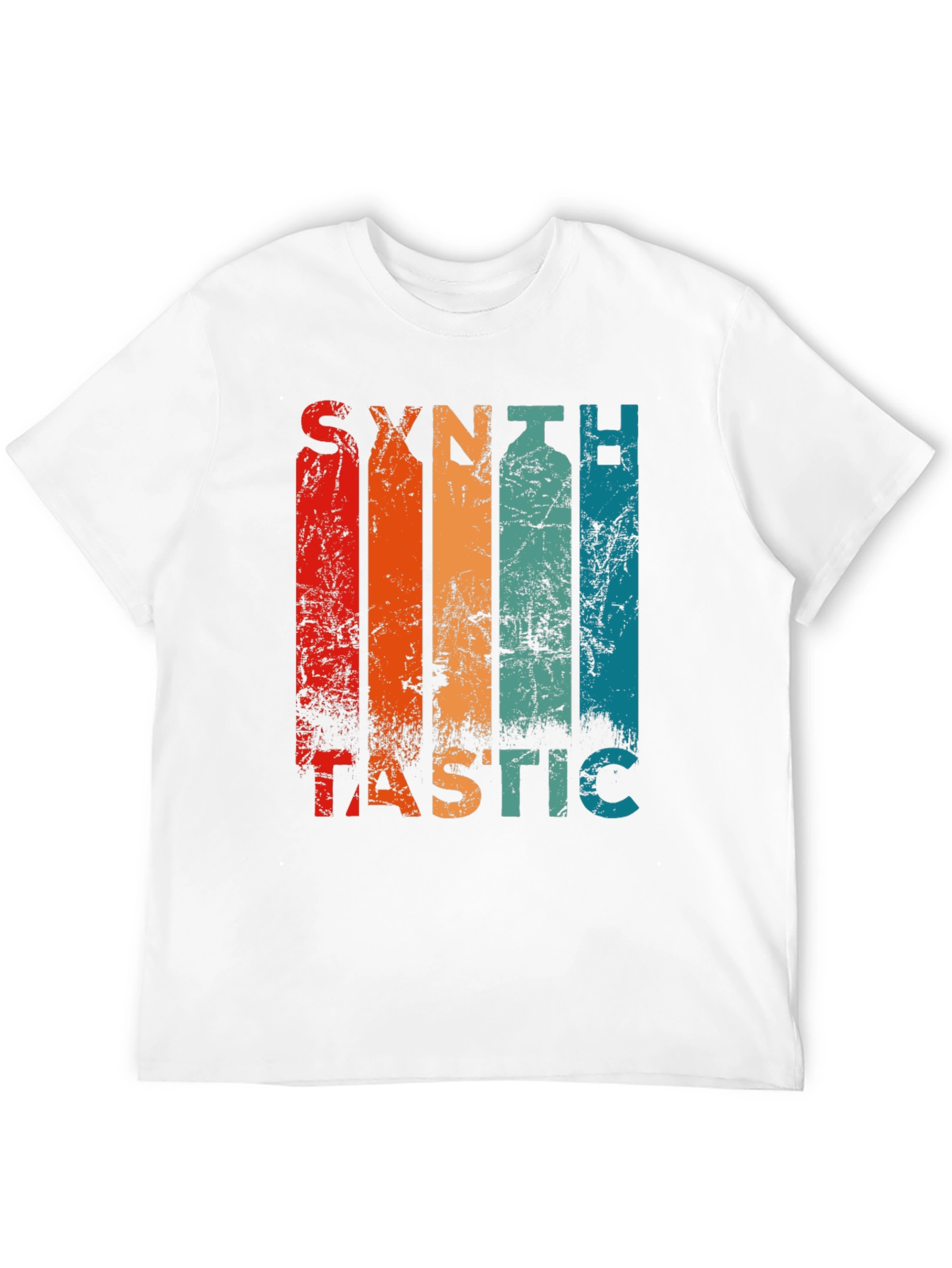 Synthtastic Retro Style Graphic T-Shirt