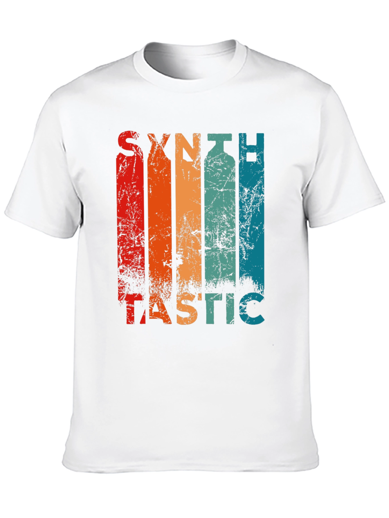 Synthtastic Retro Style Graphic T-Shirt
