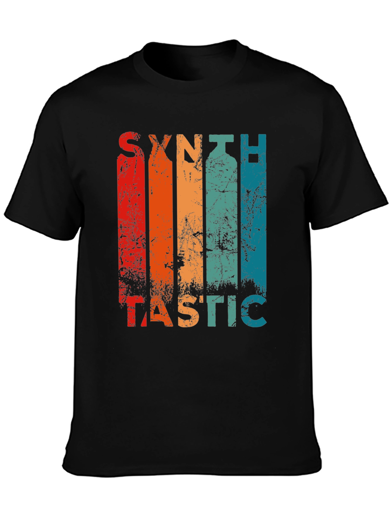 Synthtastic Retro Style Graphic T-Shirt