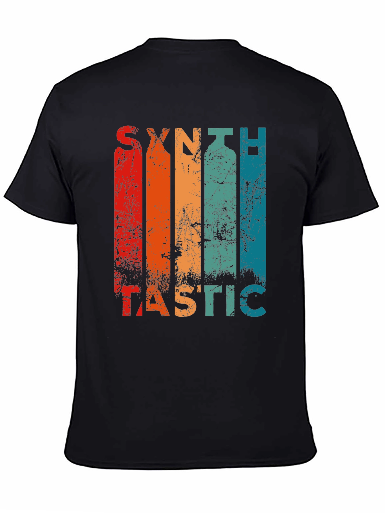 Synthtastic Retro Style Graphic T-Shirt