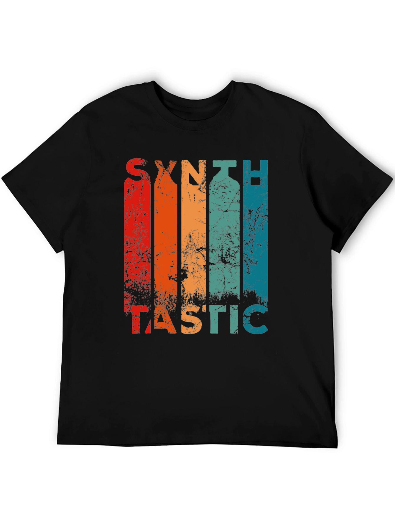 Synthtastic Retro Style Graphic T-Shirt