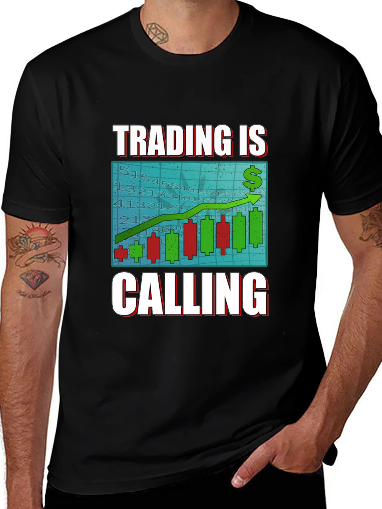 Trading Is Calling Graphic Tee