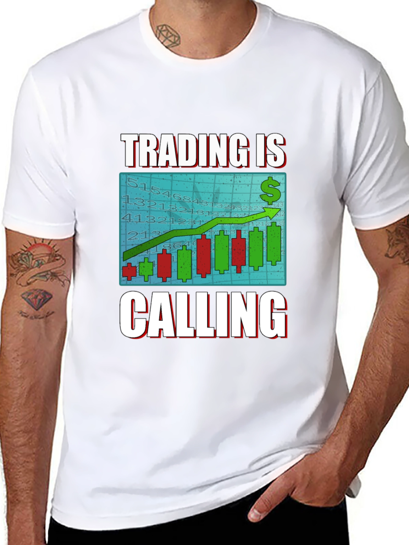 Trading Is Calling Graphic Tee