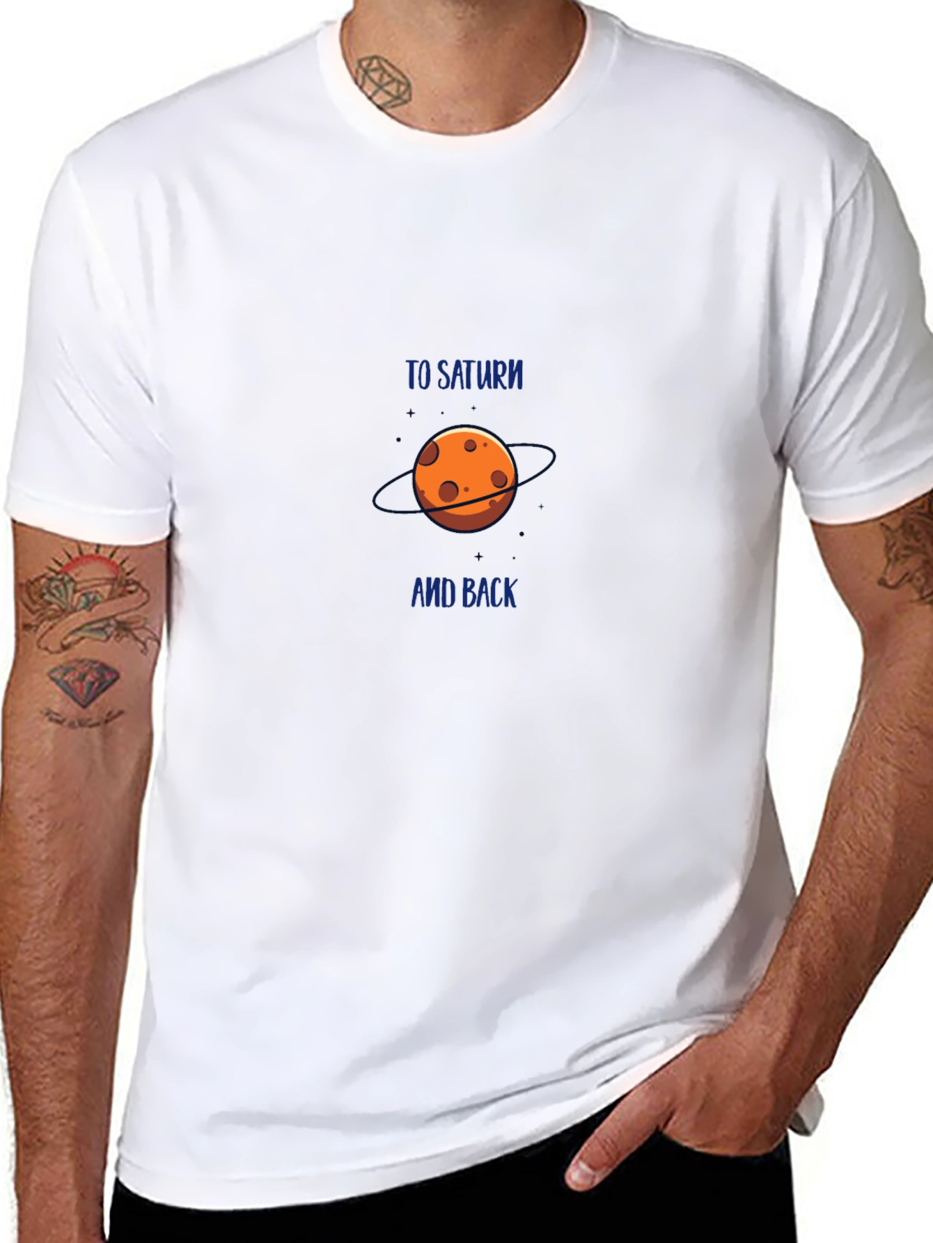 To Saturn and Back Graphic Tee