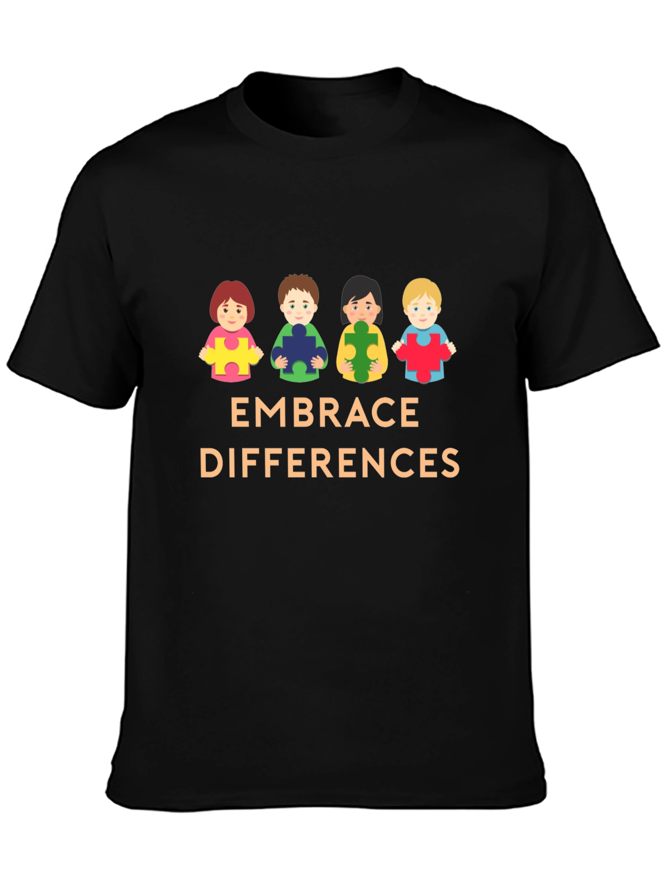 Embrace Differences Autism Awareness T-Shirt