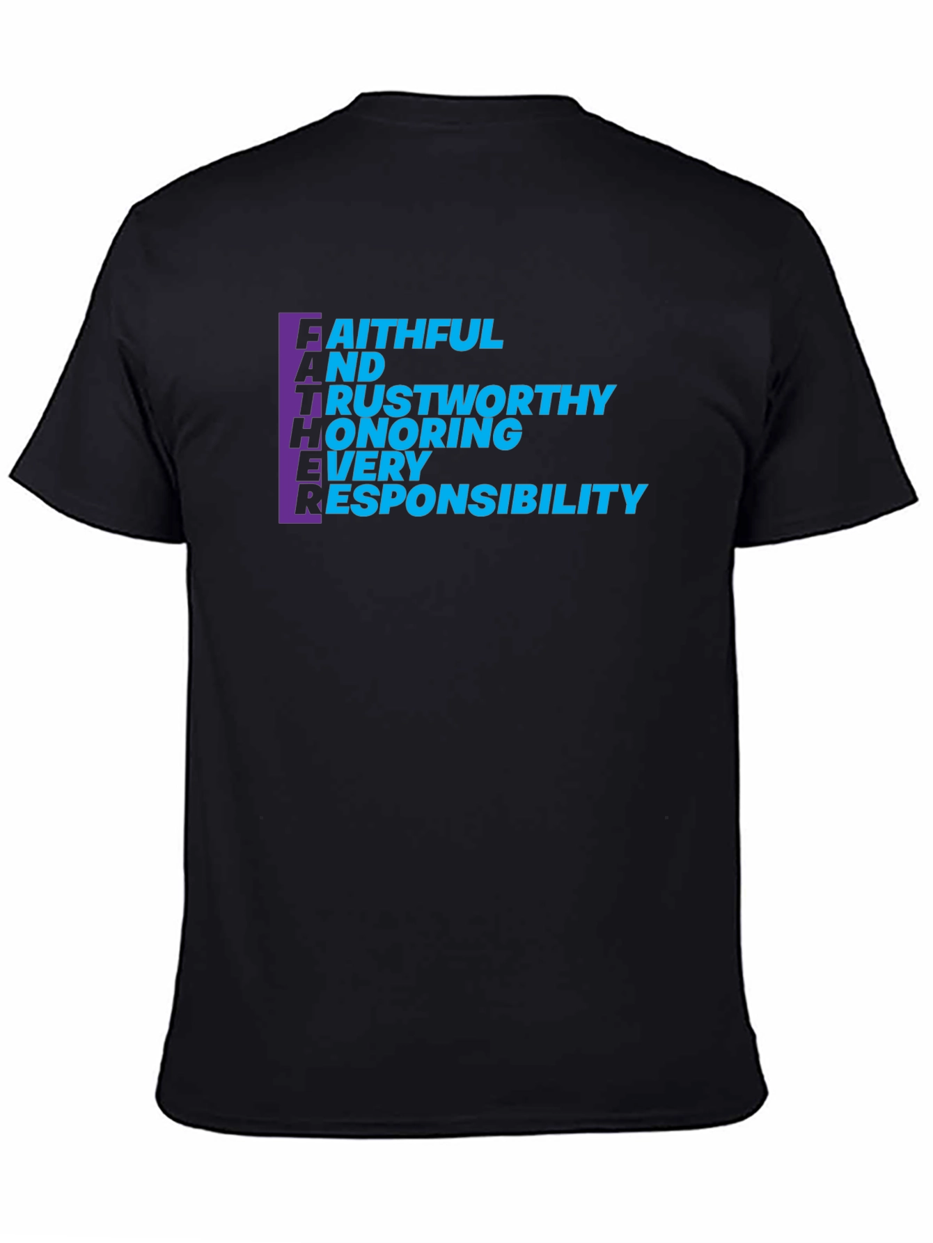 FATHER Acronym T-Shirt - Mens Black Tee