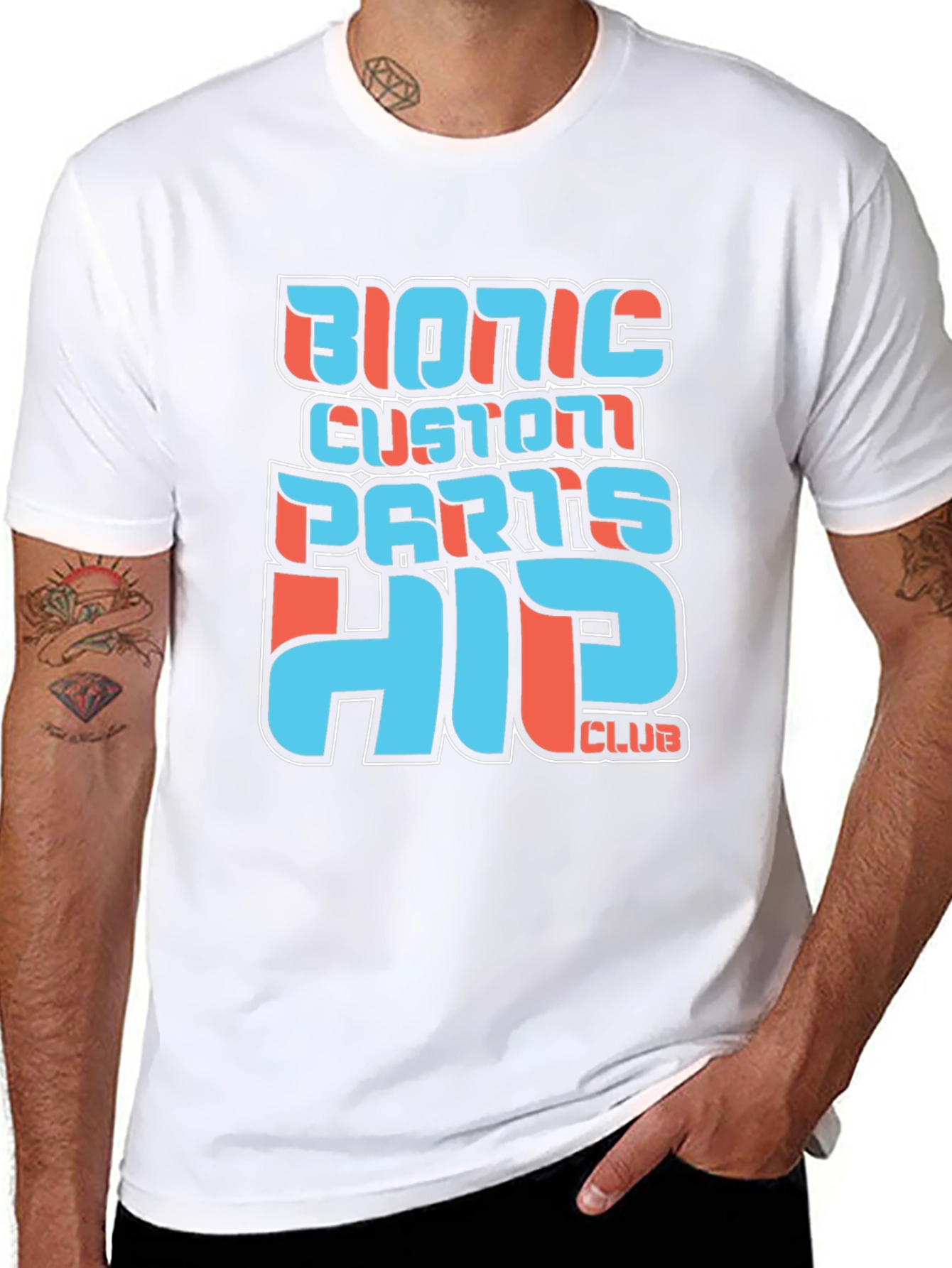 Bionic Custom Parts Hip Club Graphic T-Shirt
