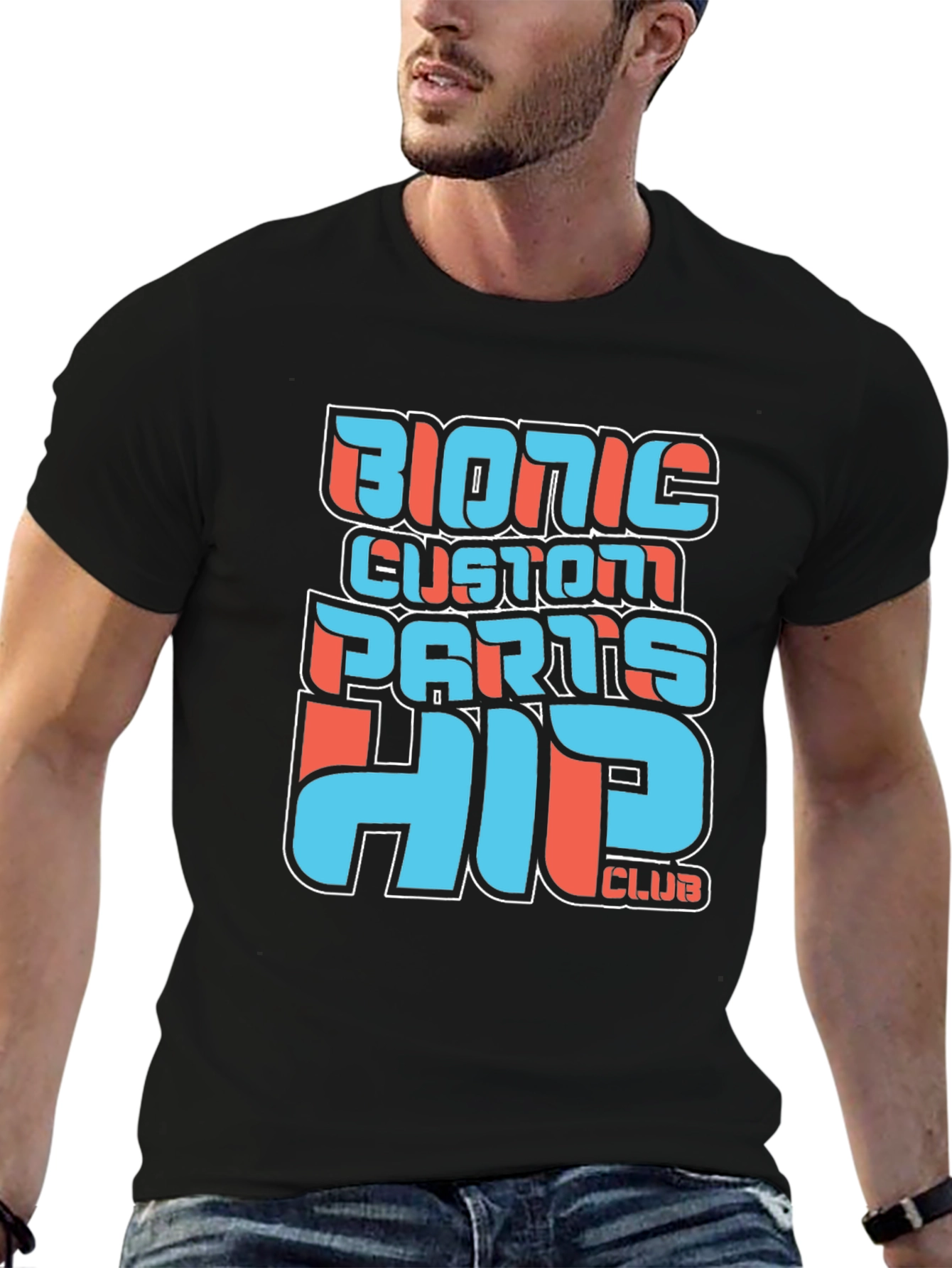 Bionic Custom Parts Hip Club Graphic T-Shirt