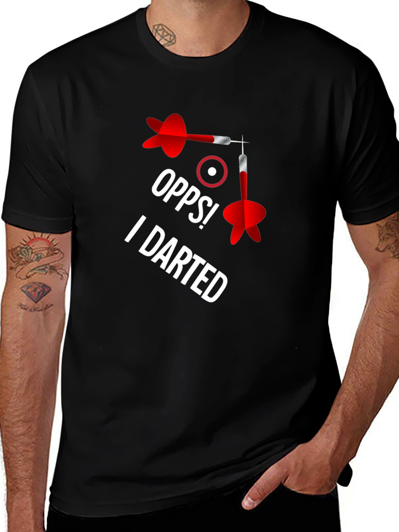 Oops! I Darted - Funny Darts T-Shirt