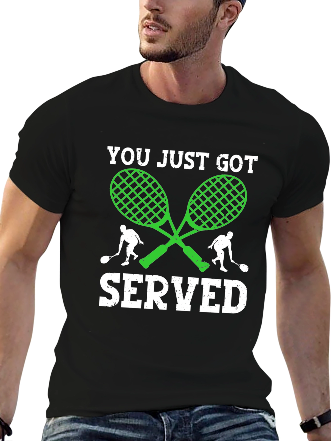 You Just Got Served T-Shirt Tennis Racquets Graphic Tee