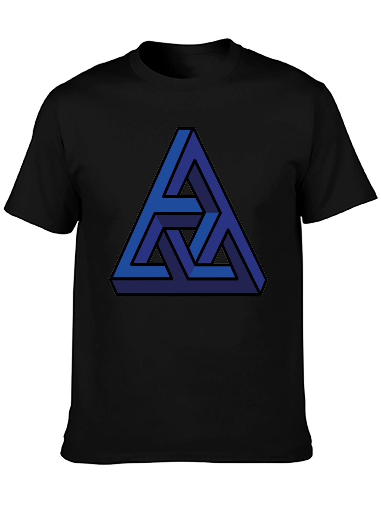 Impossible Triangle Graphic Tee - Mens Casual Top