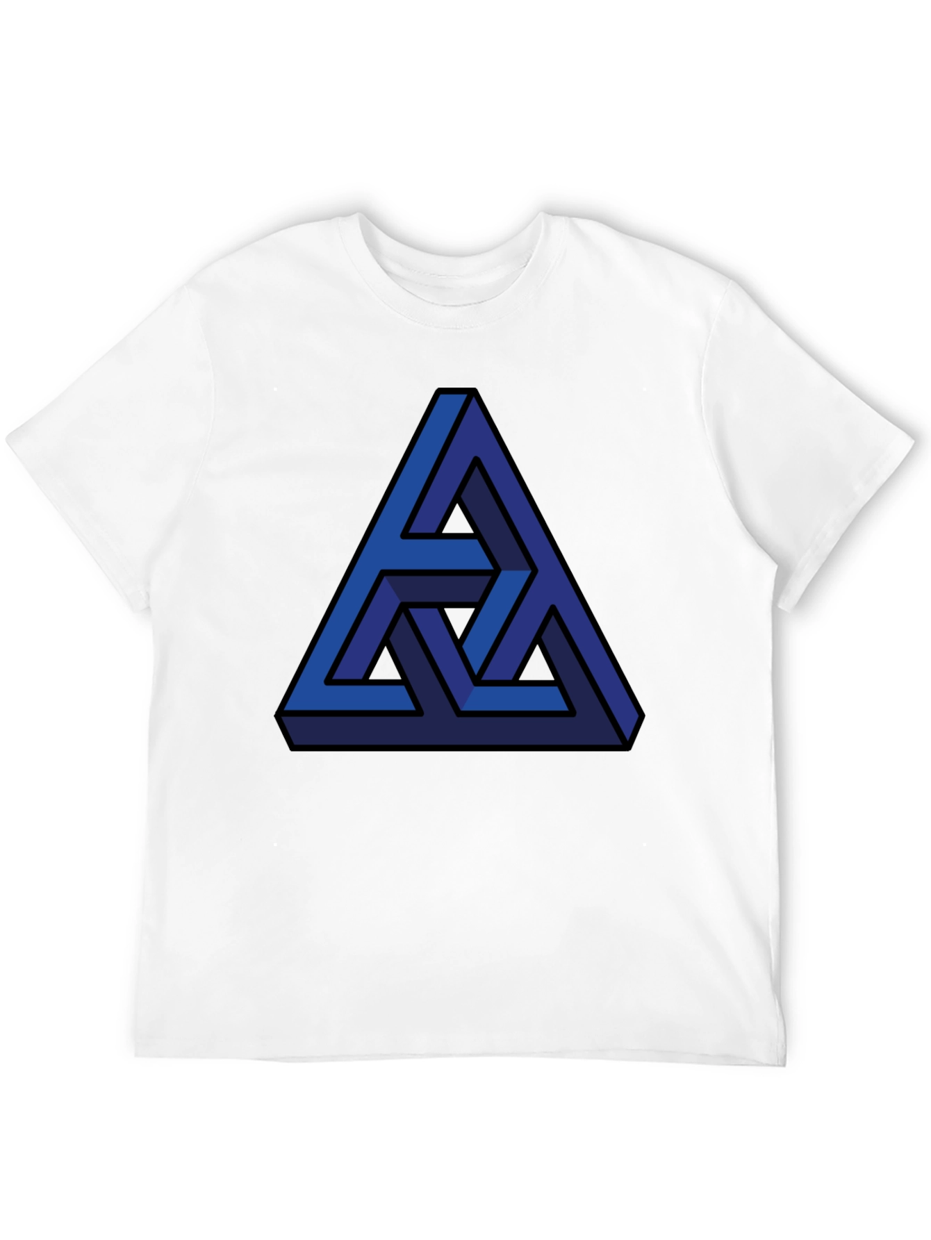 Impossible Triangle Graphic Tee - Mens Casual Top