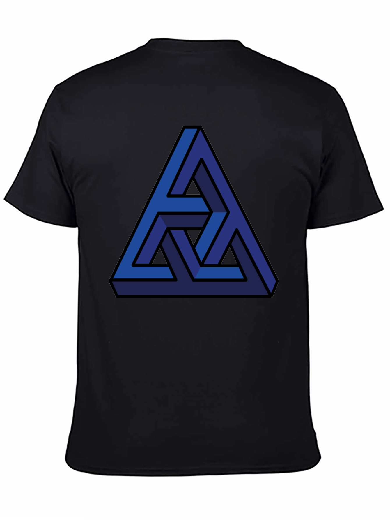 Impossible Triangle Graphic Tee - Mens Casual Top